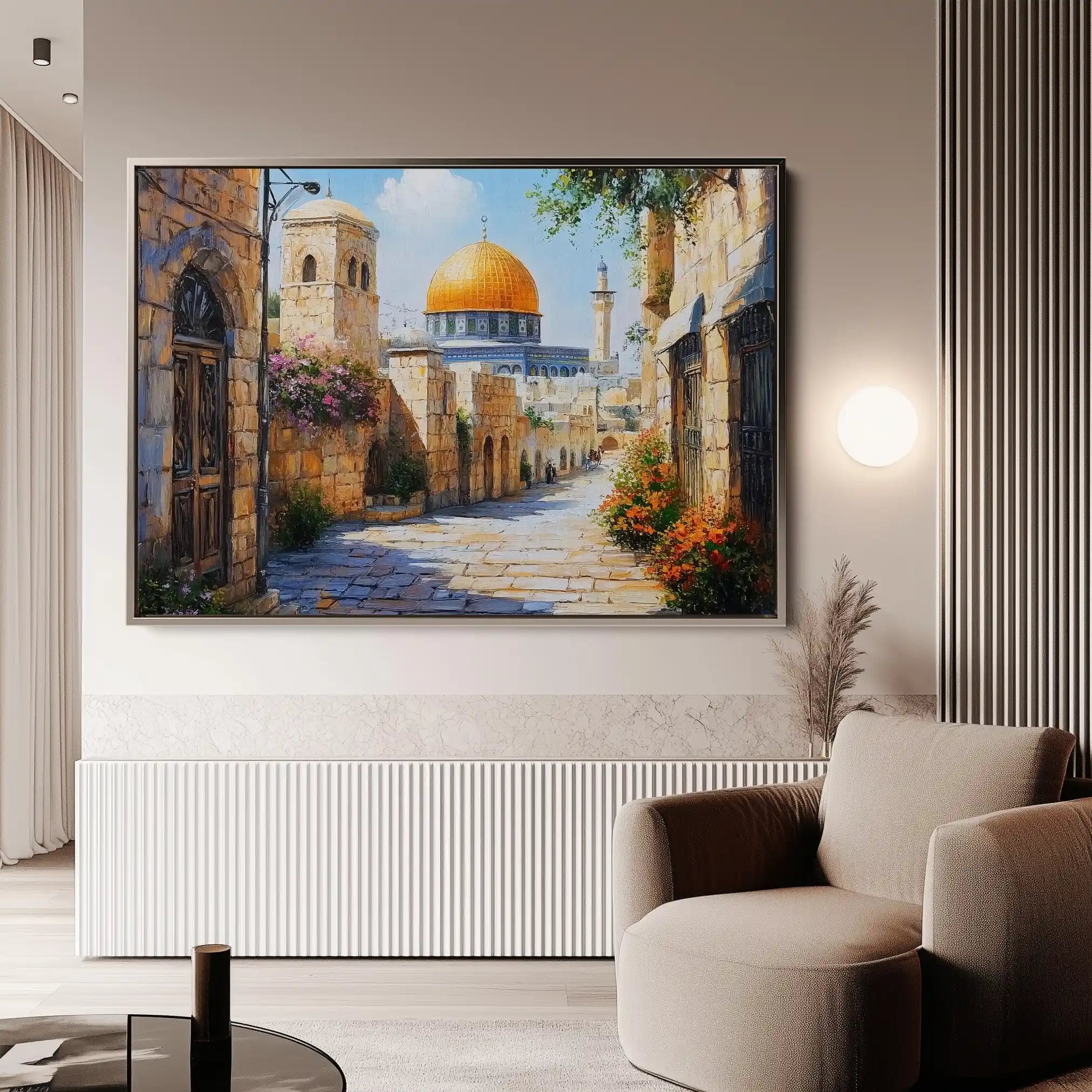 Palestine 013 Canvas Art 90 x 60 cm / Stretched on hidden frame