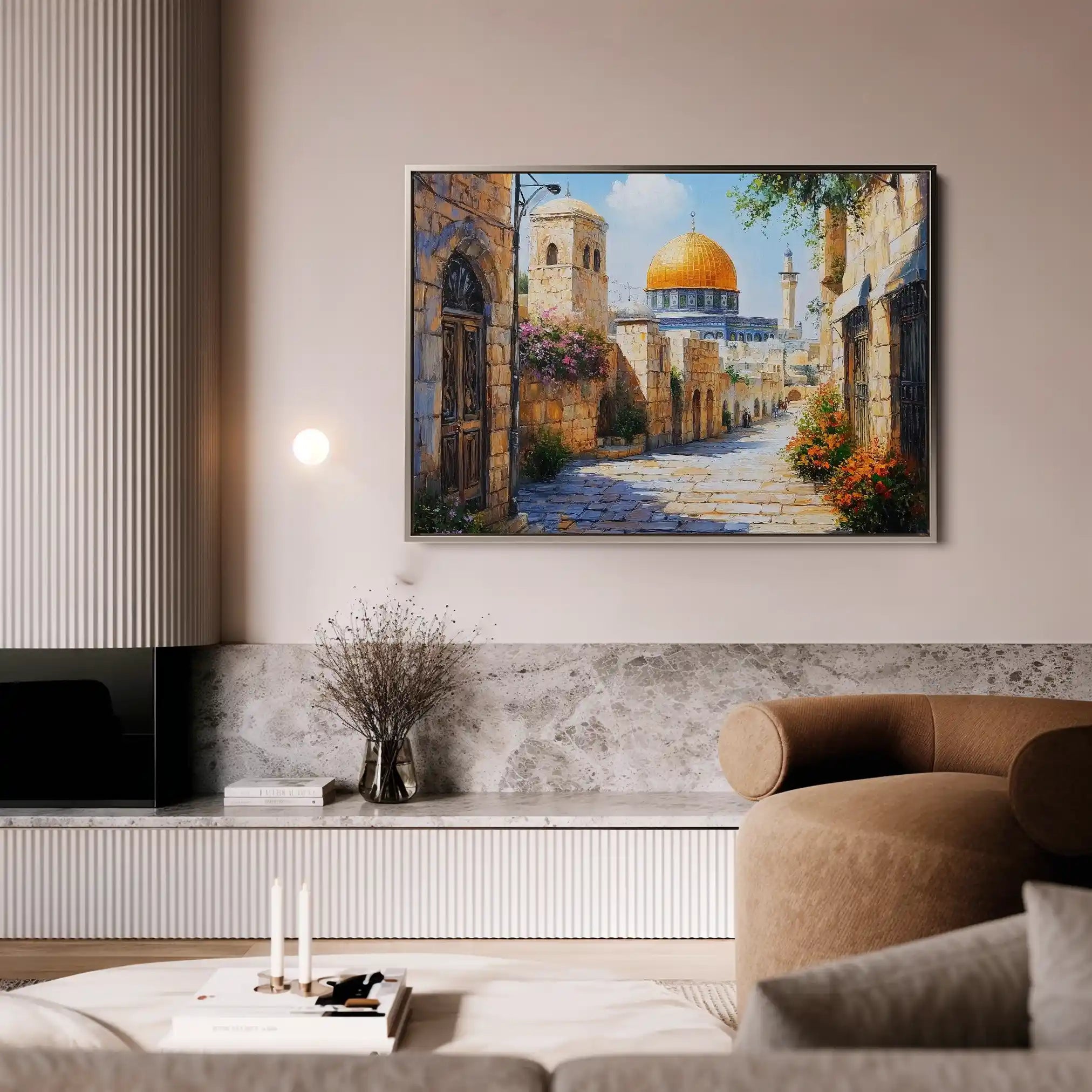 Palestine 013 Canvas Art 90 x 60 cm / Stretched on hidden frame