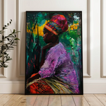 Portrait 013 Canvas Art 90 x 60 cm / Stretched on hidden frame