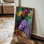 Portrait 013 Canvas Art 90 x 60 cm / Stretched on hidden frame