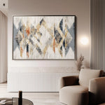 Abstract 014 Canvas Art 60 x 40 cm / Stretched on hidden frame