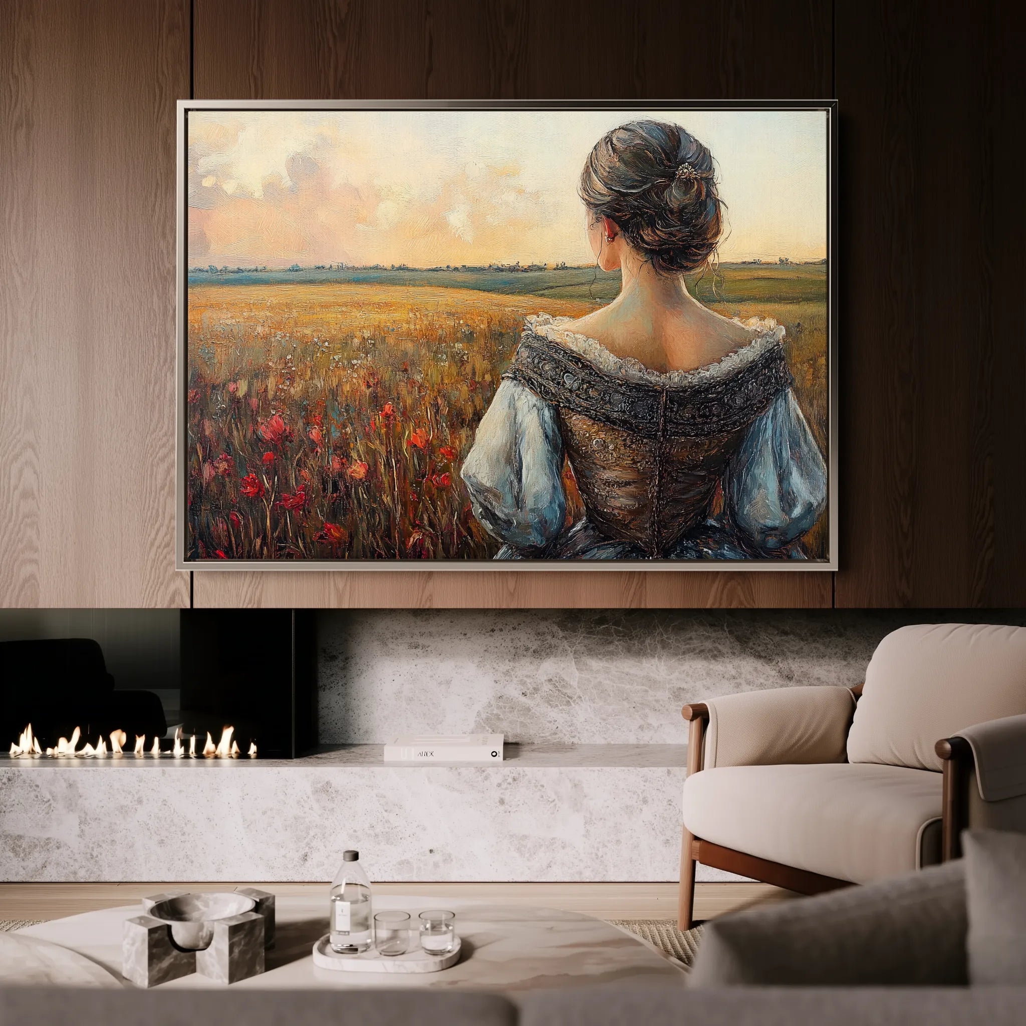 Classic Canvas Wall Art WAD014-CL 90 x 60 cm / Stretched on hidden frame