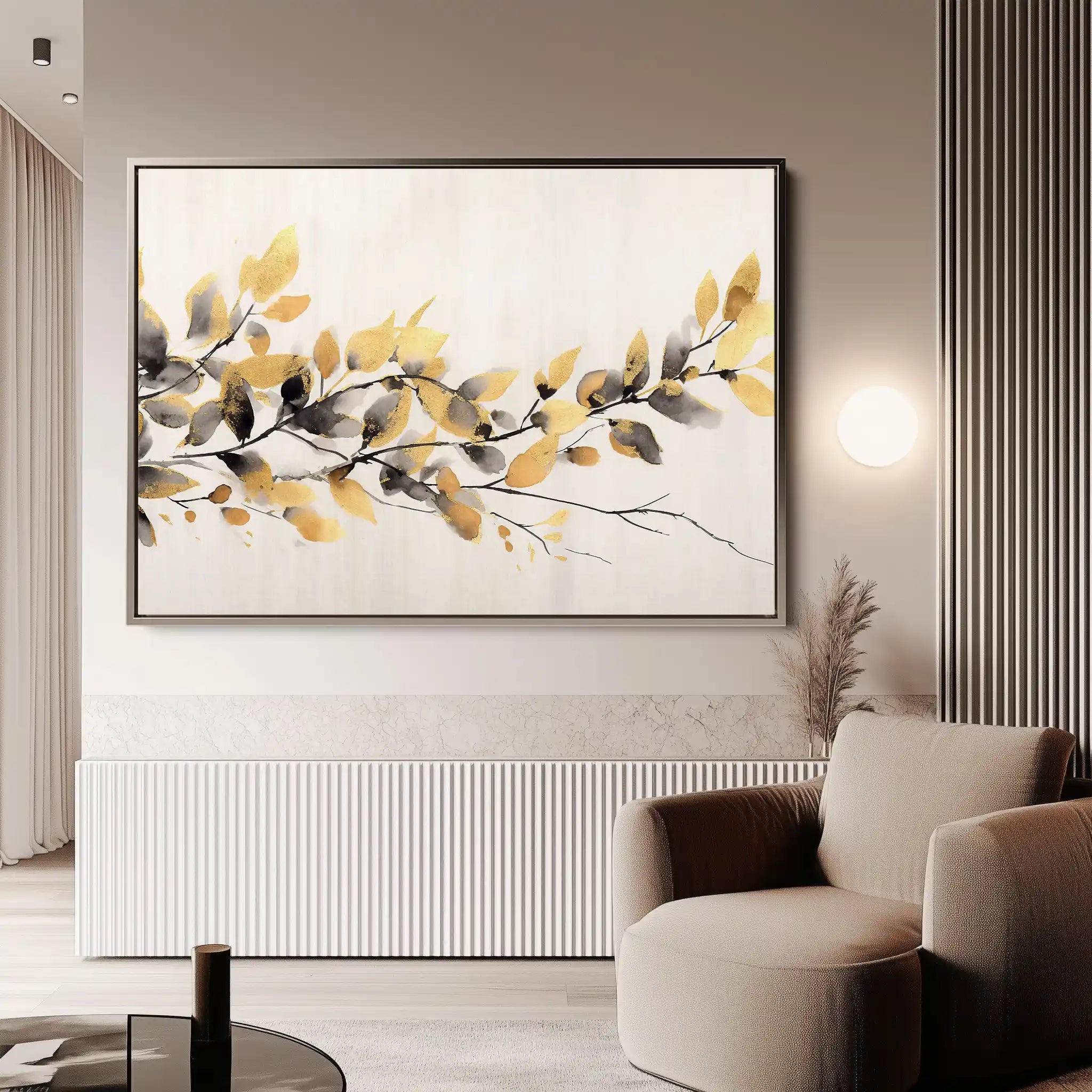 Floral Canvas Wall Art WAD014-F 90 x 60 cm / Stretched on hidden frame