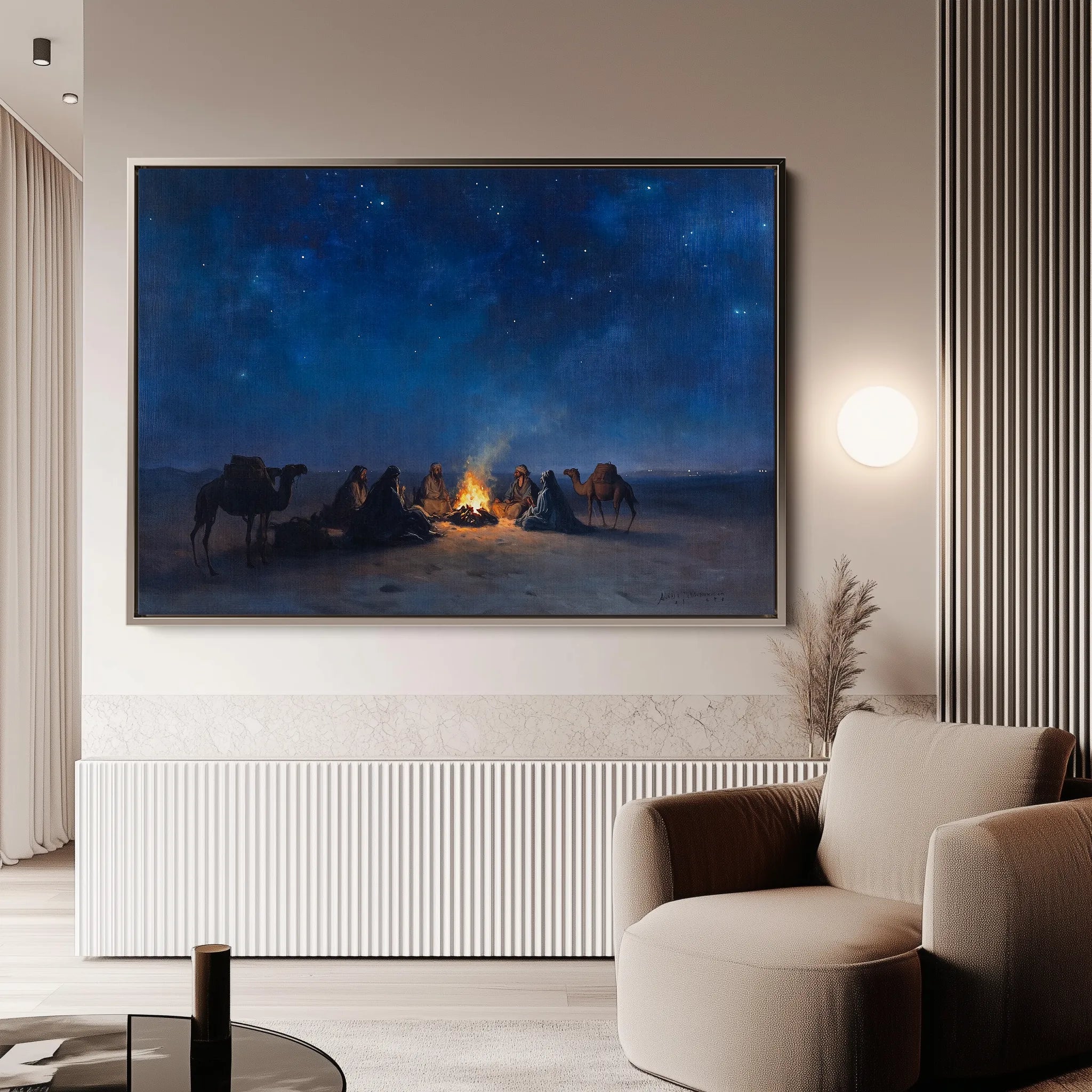 Orientalist Canvas Wall Art WAD014-OR 90 x 60 cm / Stretched on hidden frame