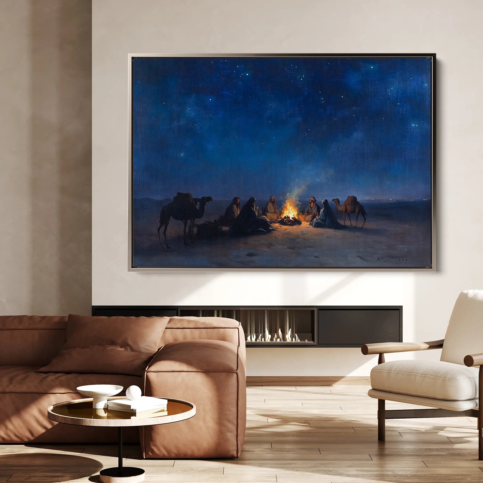 Orientalist Canvas Wall Art WAD014-OR 90 x 60 cm / Stretched on hidden frame