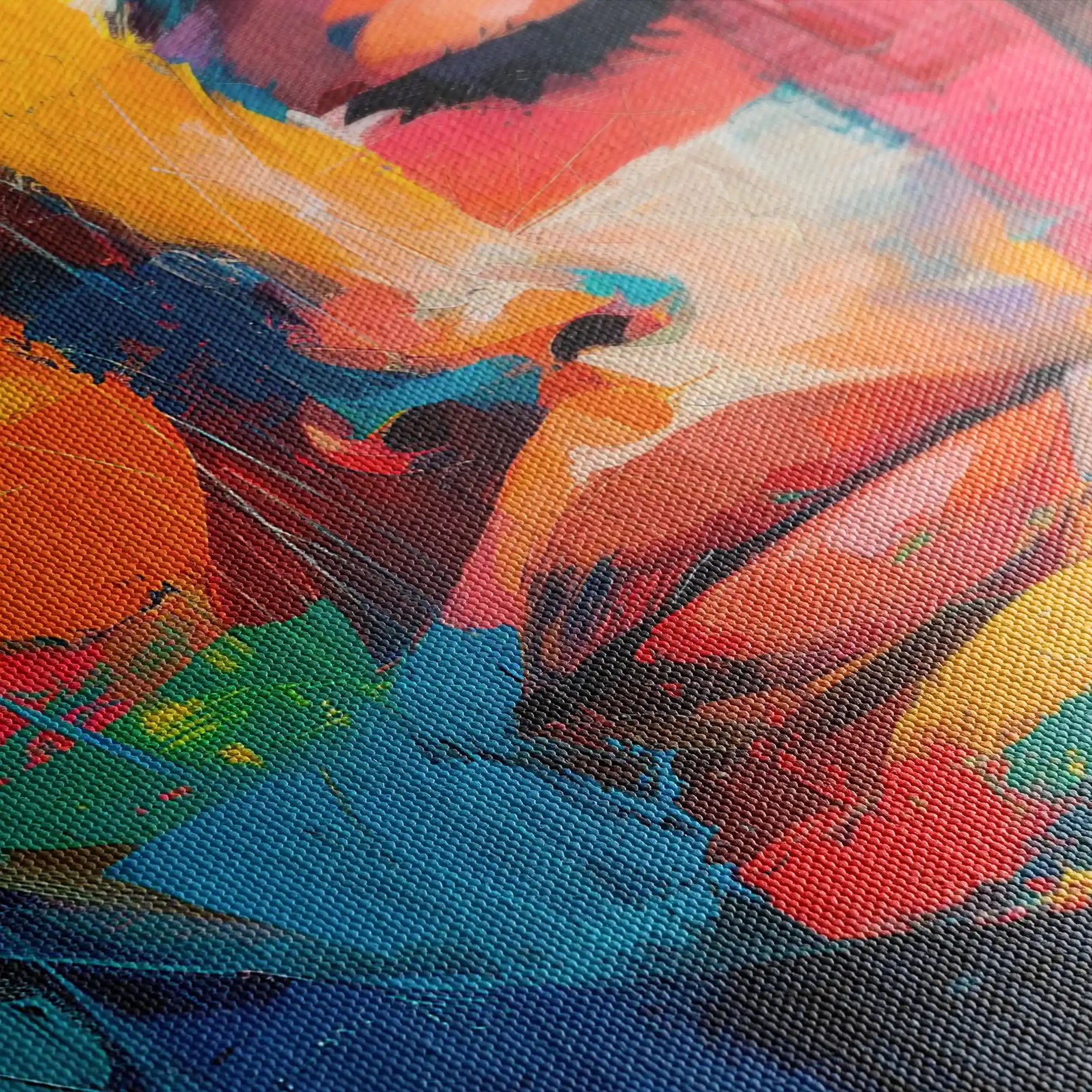 Portrait 014 Canvas Art 90 x 60 cm / Stretched on hidden frame