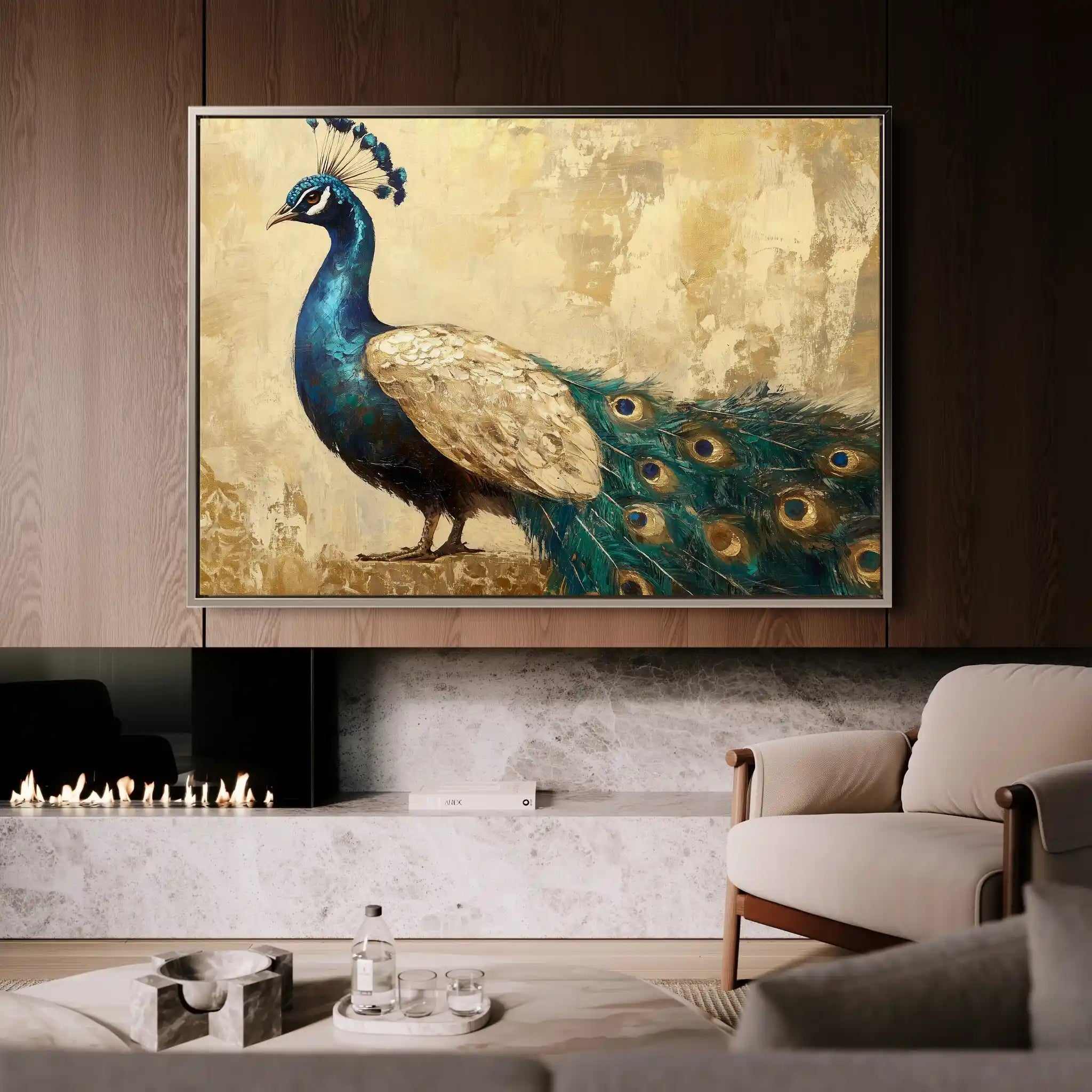 Animals 015 Canvas Art 90 x 60 cm / Stretched on hidden frame