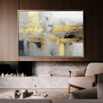 Abstract 015 Canvas Art 60 x 40 cm / Stretched on hidden frame