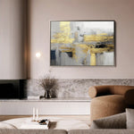 Abstract 015 Canvas Art 60 x 40 cm / Stretched on hidden frame