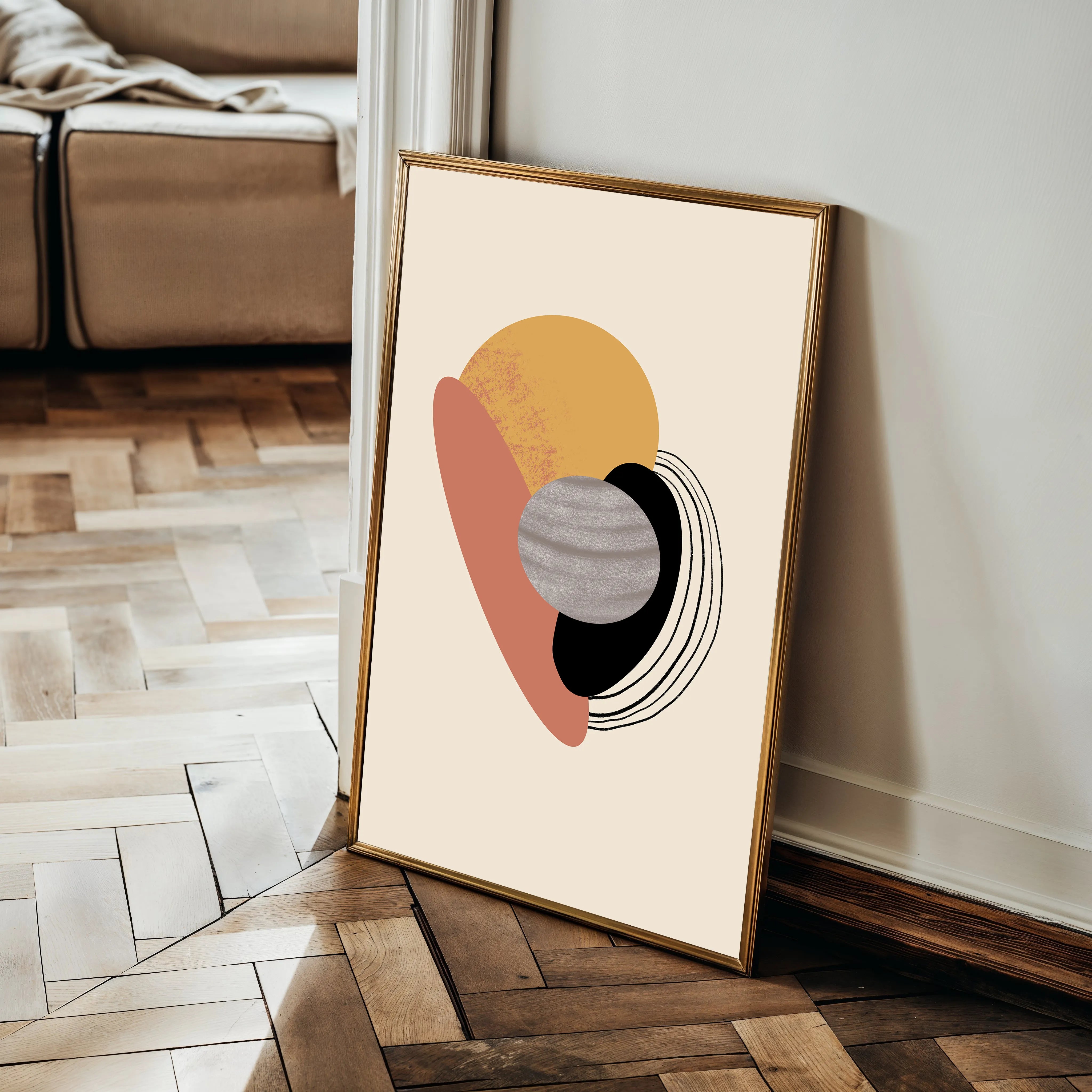 Boho Canvas Wall Art WAD015-BH 90 x 60 cm / Stretched on hidden frame