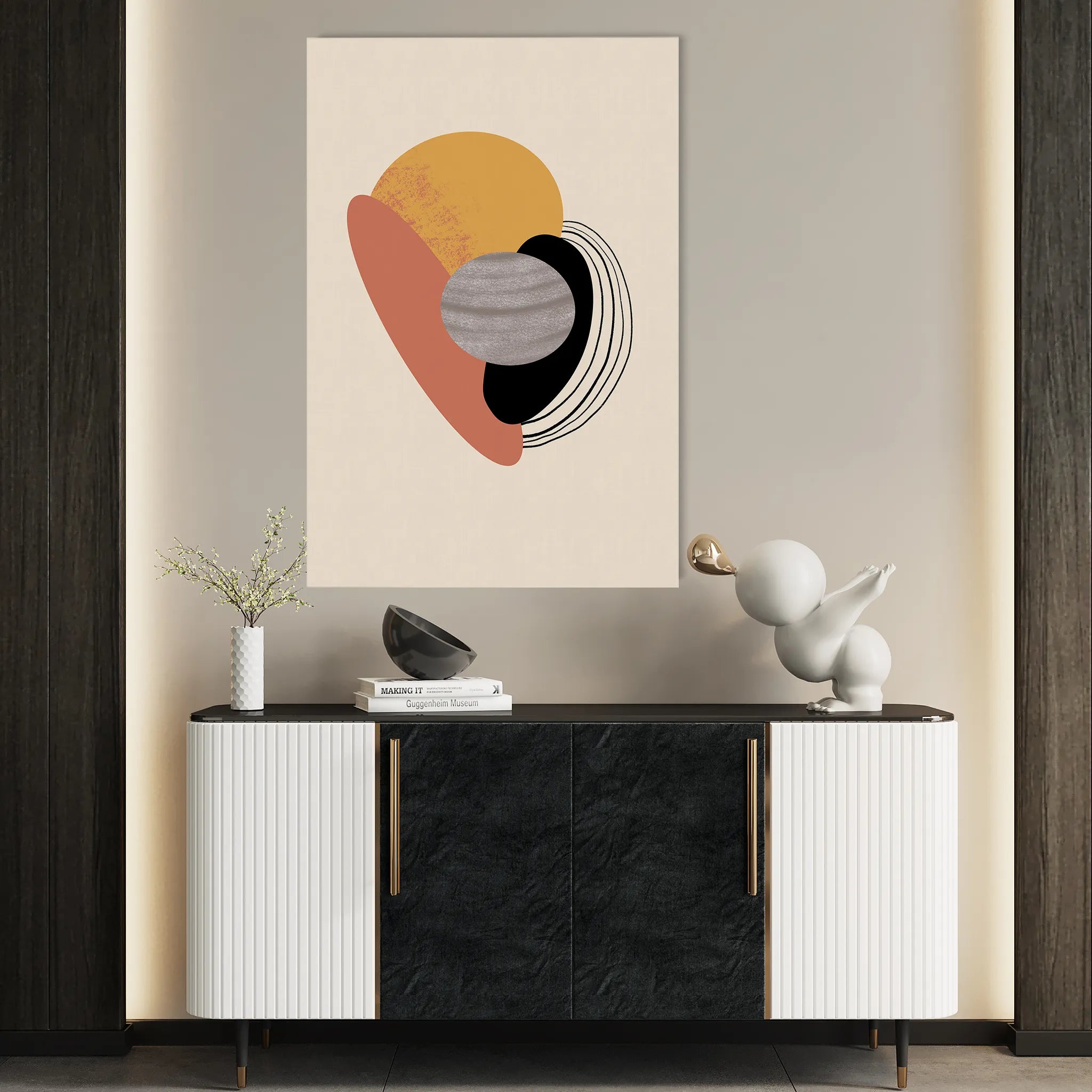 Boho Canvas Wall Art WAD015-BH 90 x 60 cm / Stretched on hidden frame