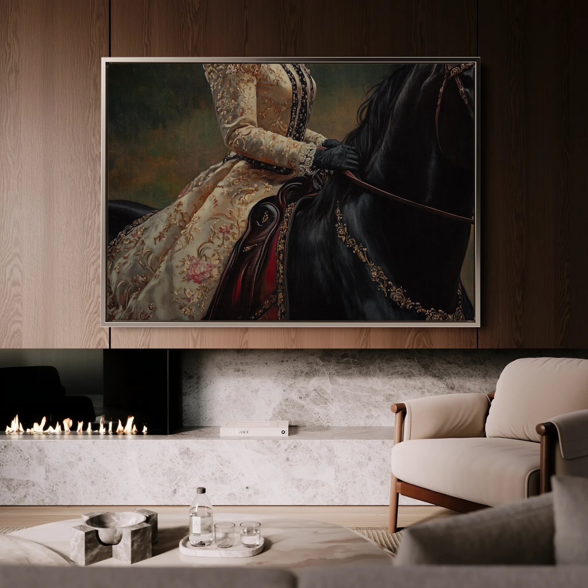 Classic Canvas Wall Art WAD015-CL 90 x 60 cm / Stretched on hidden frame