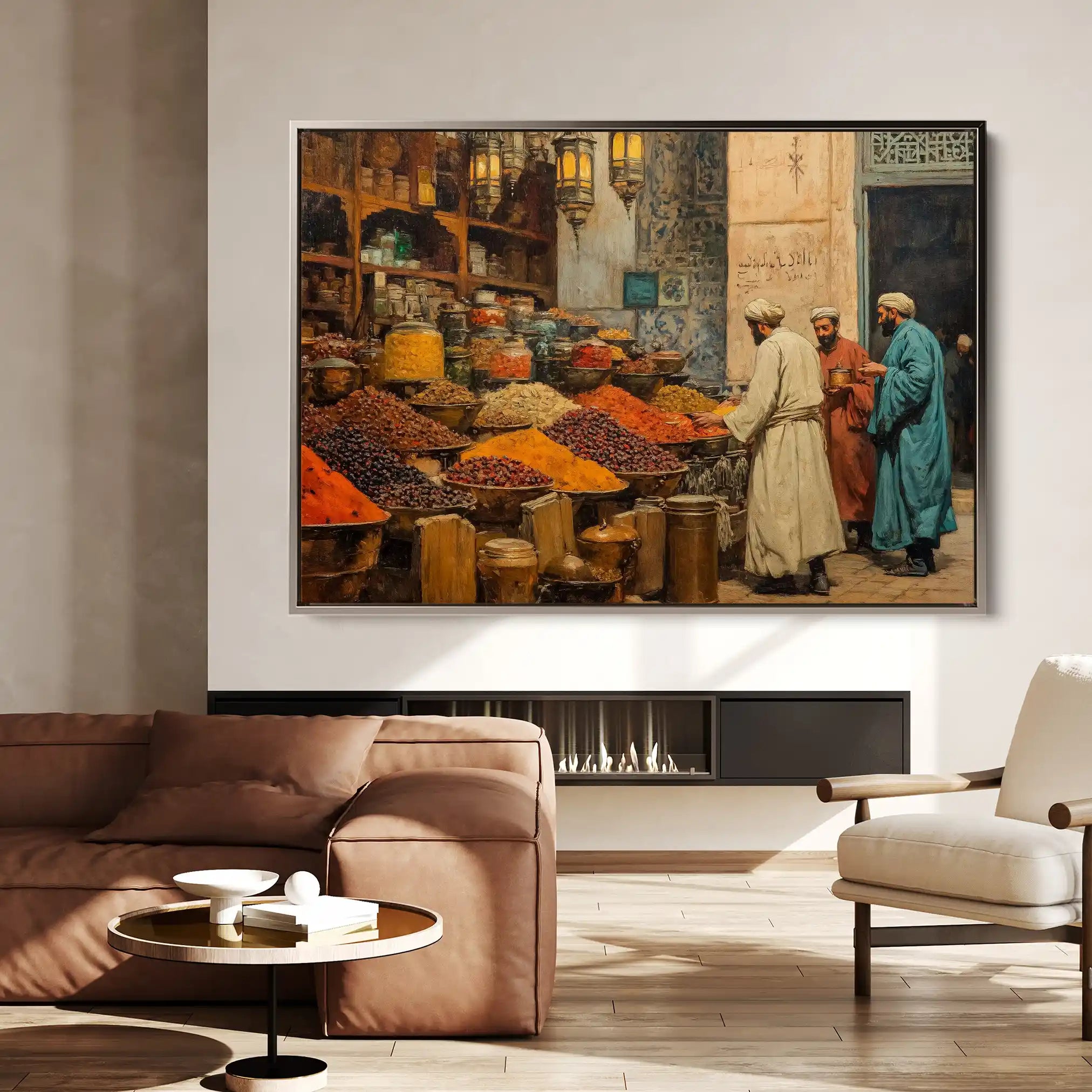 Orientalist 015 Canvas Art 90 x 60 cm / Stretched on hidden frame