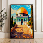 Palestine 015 Canvas Art 90 x 60 cm / Stretched on hidden frame