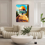 Palestine 015 Canvas Art 90 x 60 cm / Stretched on hidden frame