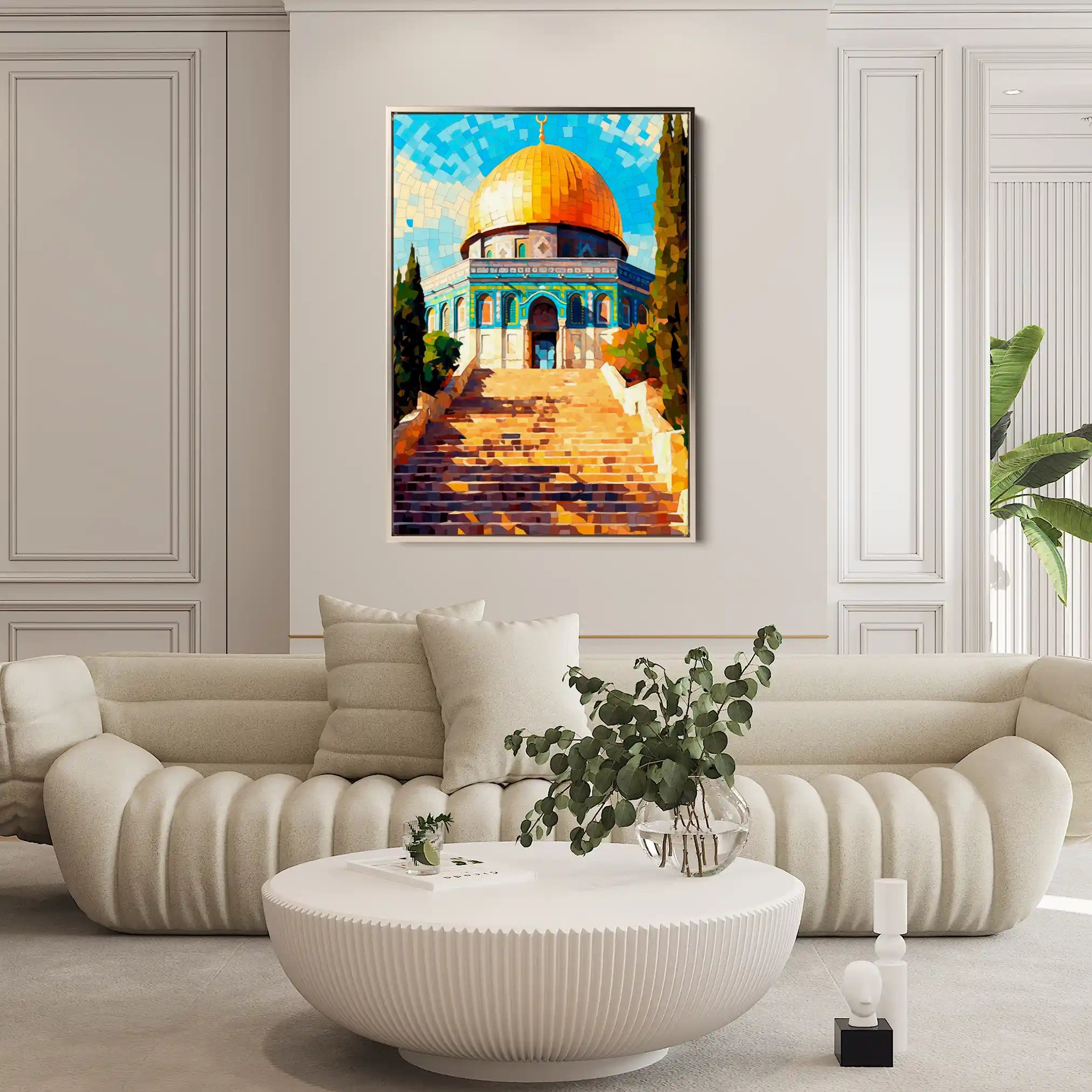 Palestine 015 Canvas Art 90 x 60 cm / Stretched on hidden frame