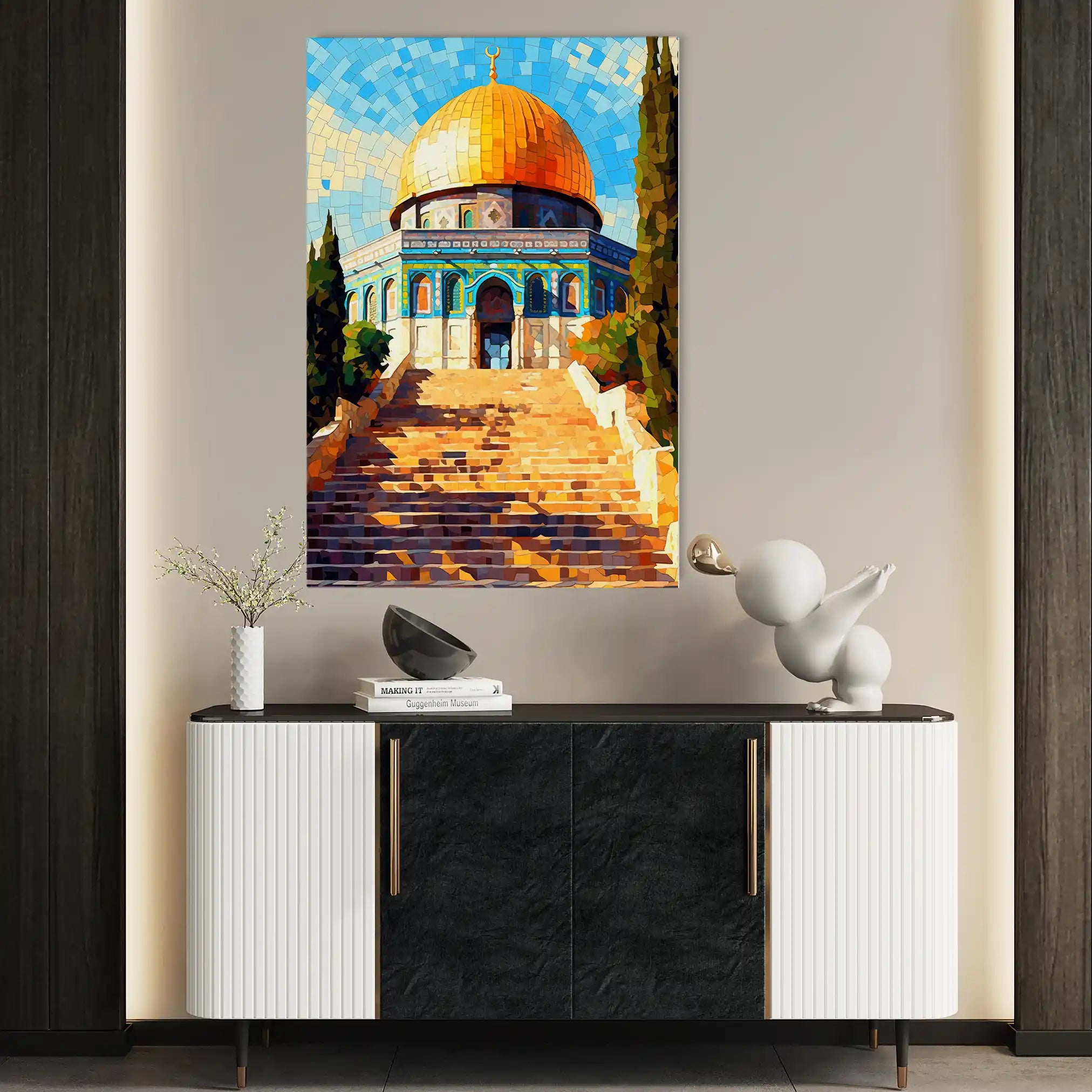 Palestine 015 Canvas Art 90 x 60 cm / Stretched on hidden frame