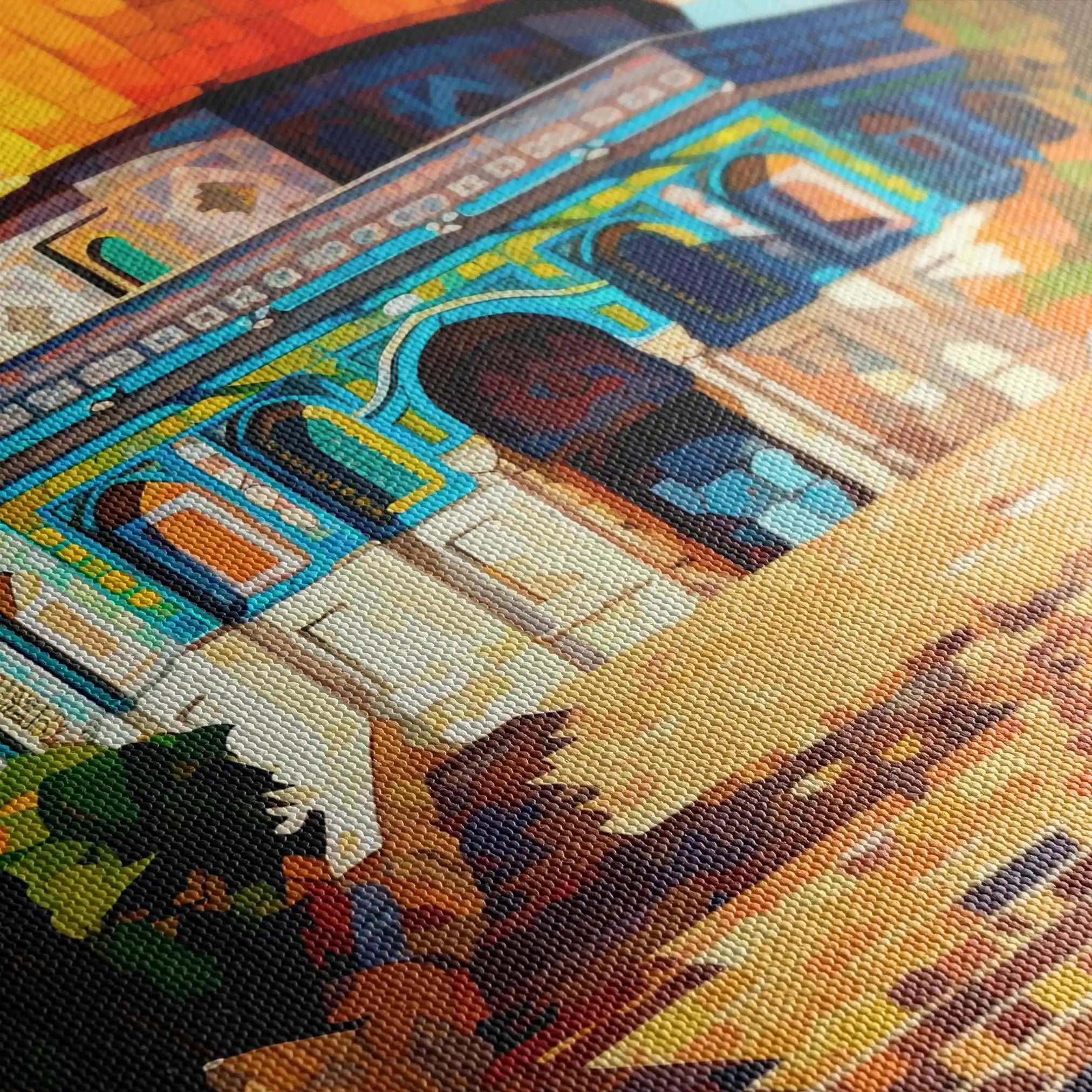 Palestine 015 Canvas Art 90 x 60 cm / Stretched on hidden frame