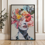 Portrait 015 Canvas Art 90 x 60 cm / Stretched on hidden frame