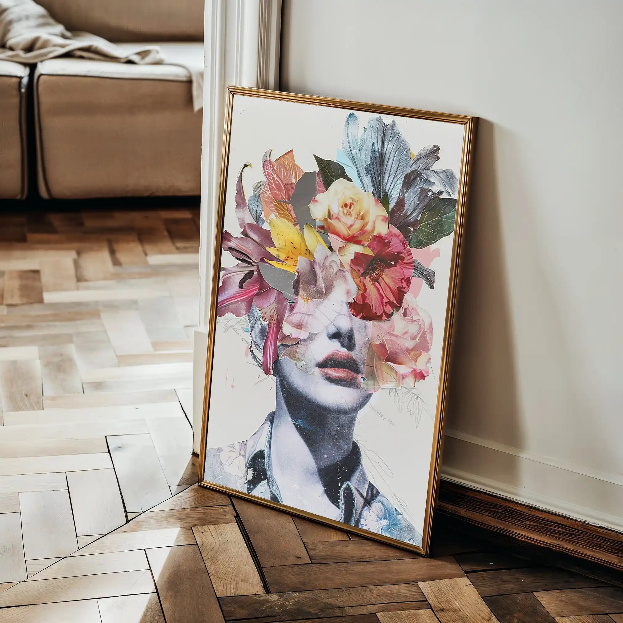 Portrait 015 Canvas Art 90 x 60 cm / Stretched on hidden frame