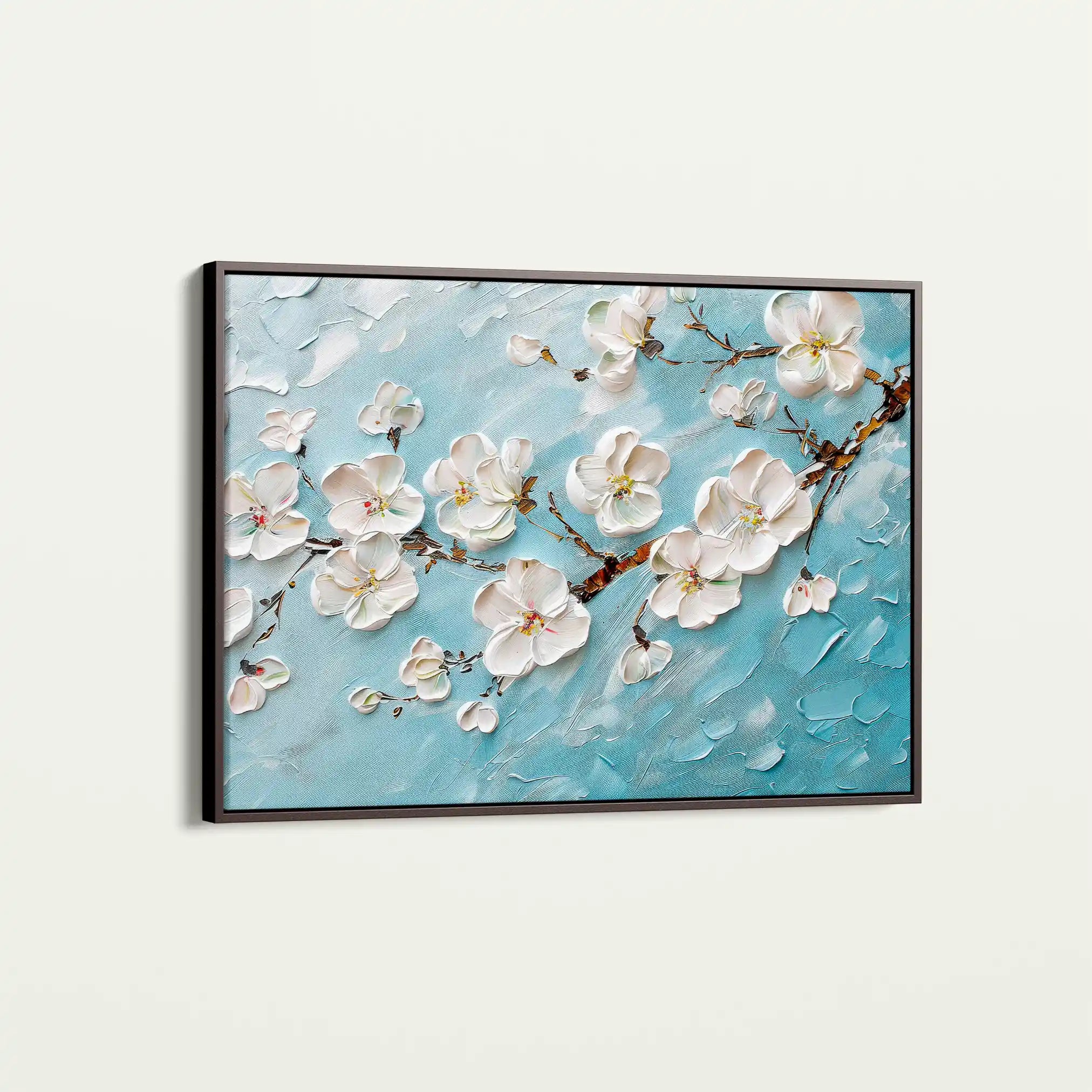 Floral Canvas Wall Art WAD016-F 90 x 60 cm / Stretched on hidden frame