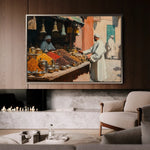 Orientalist 016 Canvas Art 90 x 60 cm / Stretched on hidden frame