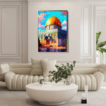 Palestine 016 Canvas Art 90 x 60 cm / Stretched on hidden frame