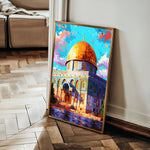 Palestine 016 Canvas Art 90 x 60 cm / Stretched on hidden frame