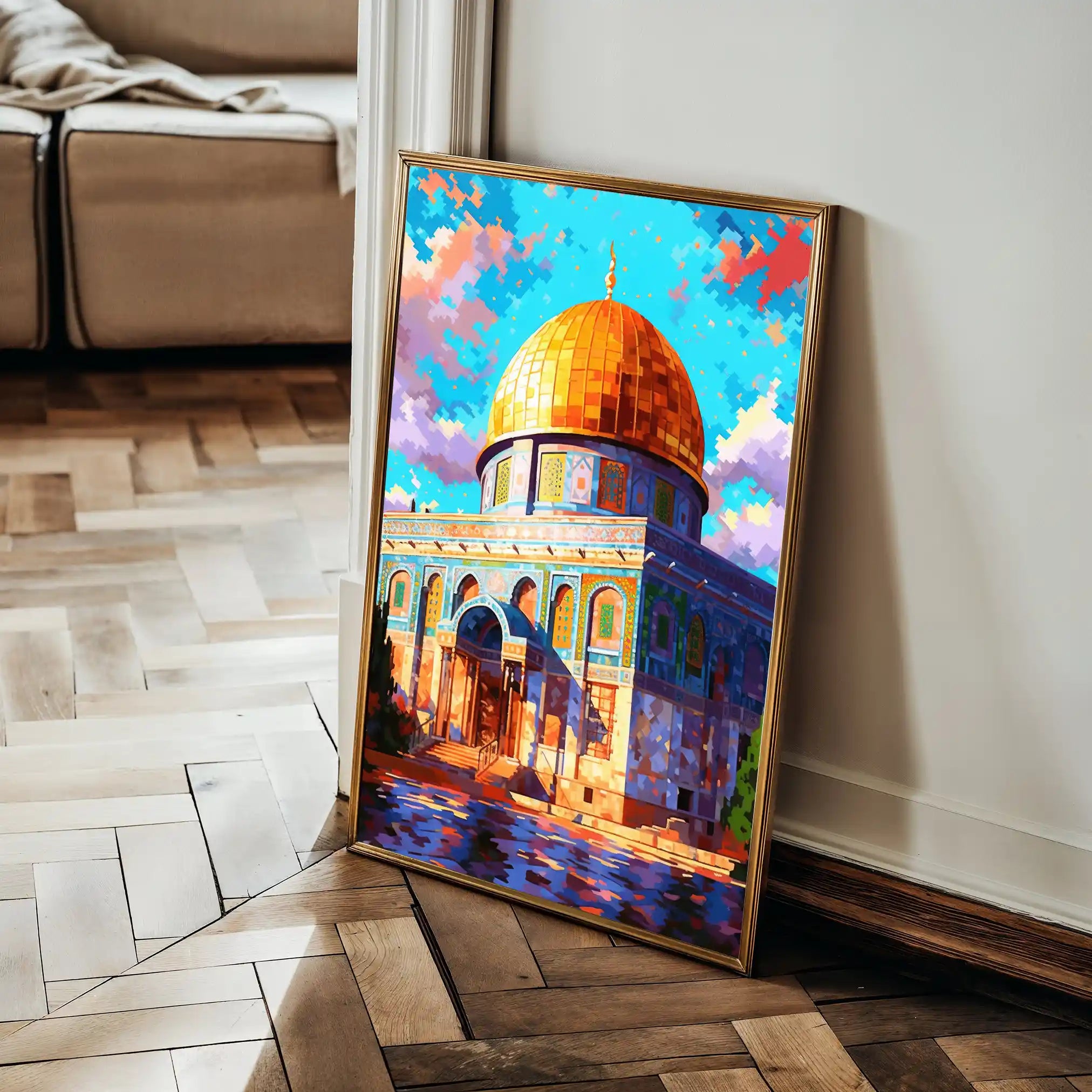 Palestine 016 Canvas Art 90 x 60 cm / Stretched on hidden frame