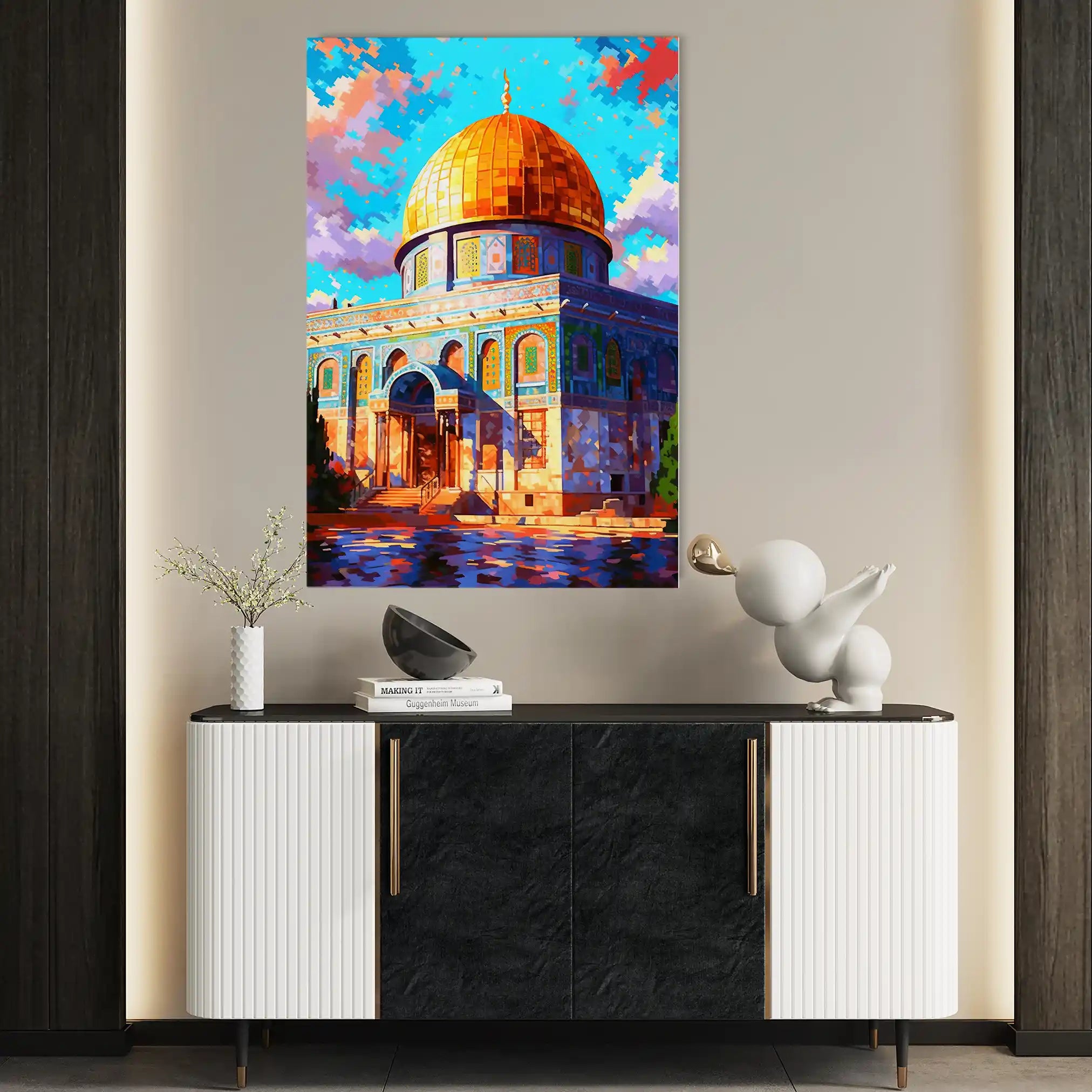Palestine 016 Canvas Art 90 x 60 cm / Stretched on hidden frame