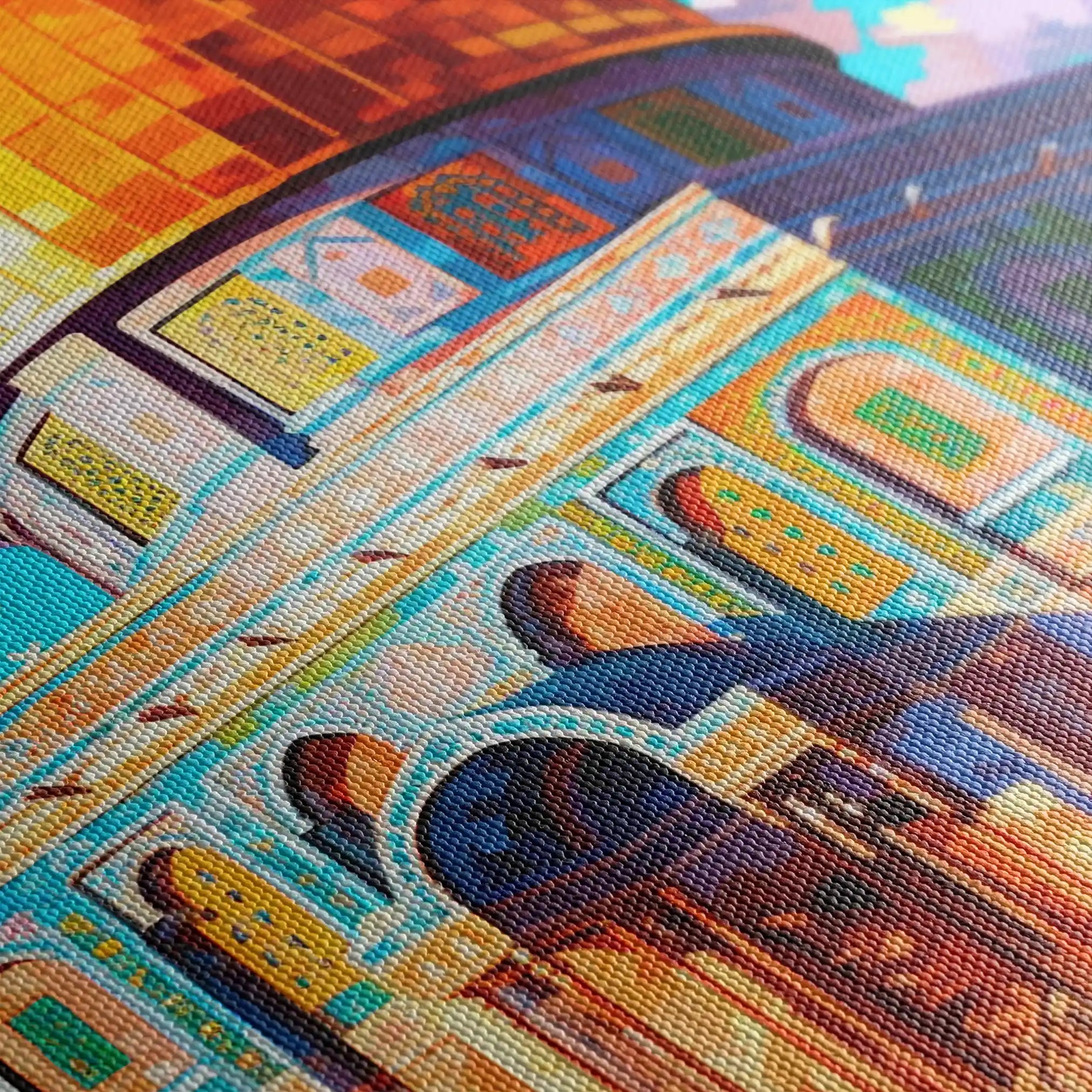 Palestine 016 Canvas Art 90 x 60 cm / Stretched on hidden frame