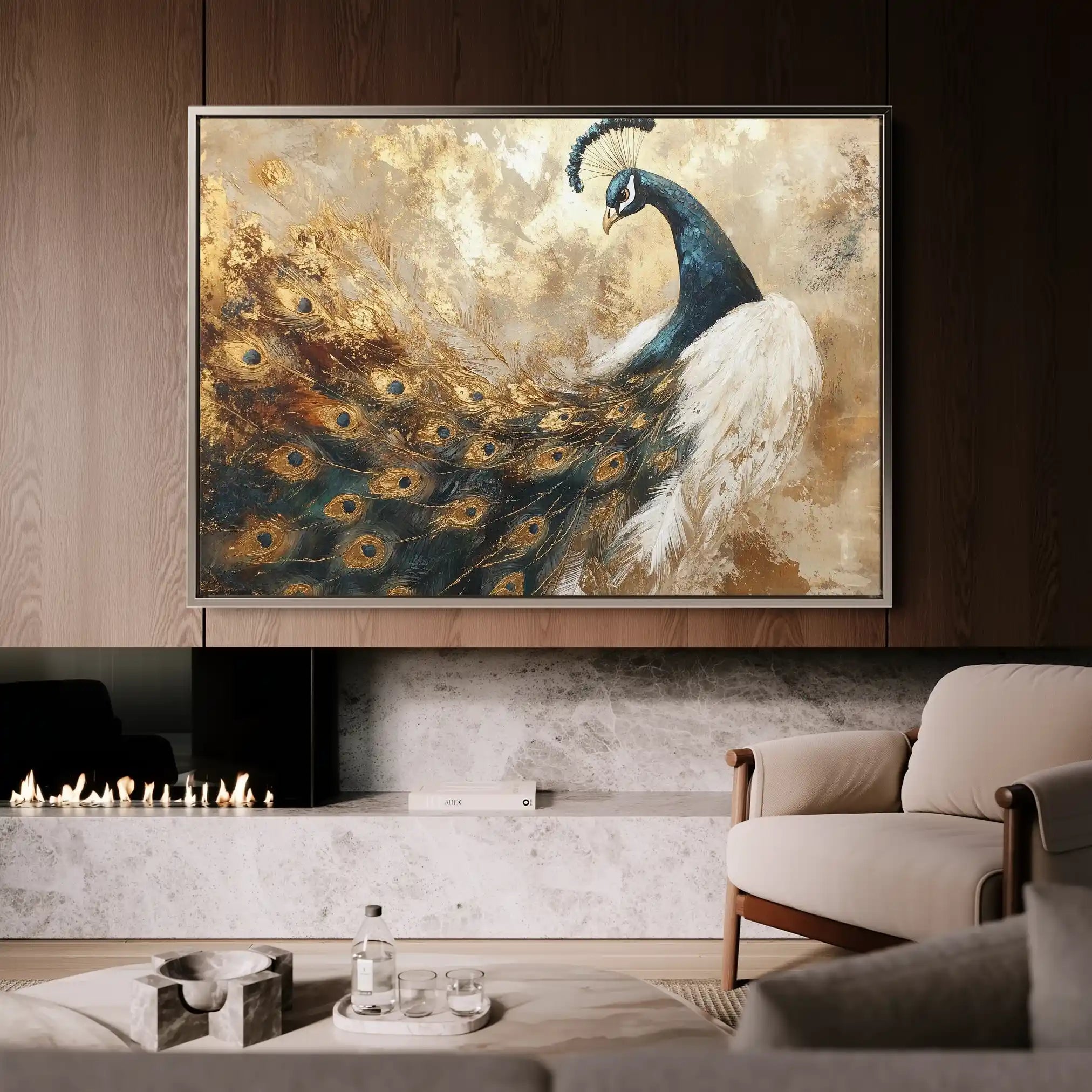 Animals 017 Canvas Art 90 x 60 cm / Stretched on hidden frame