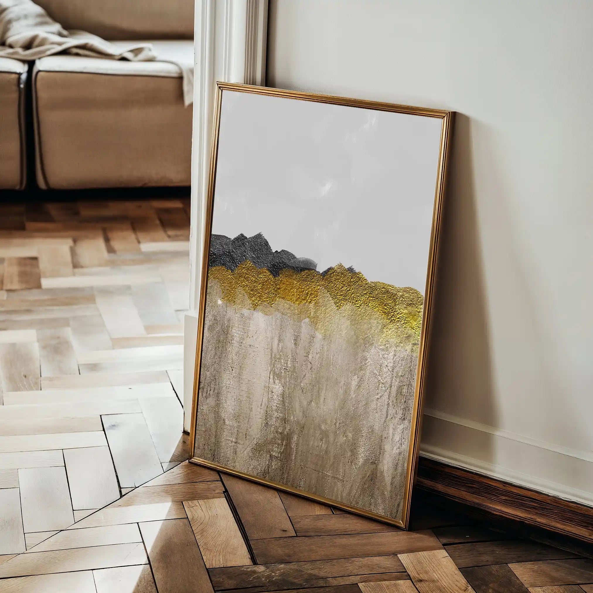 Abstract Canvas Wall Art WAD017-A 90 x 60 cm / Stretched on hidden frame