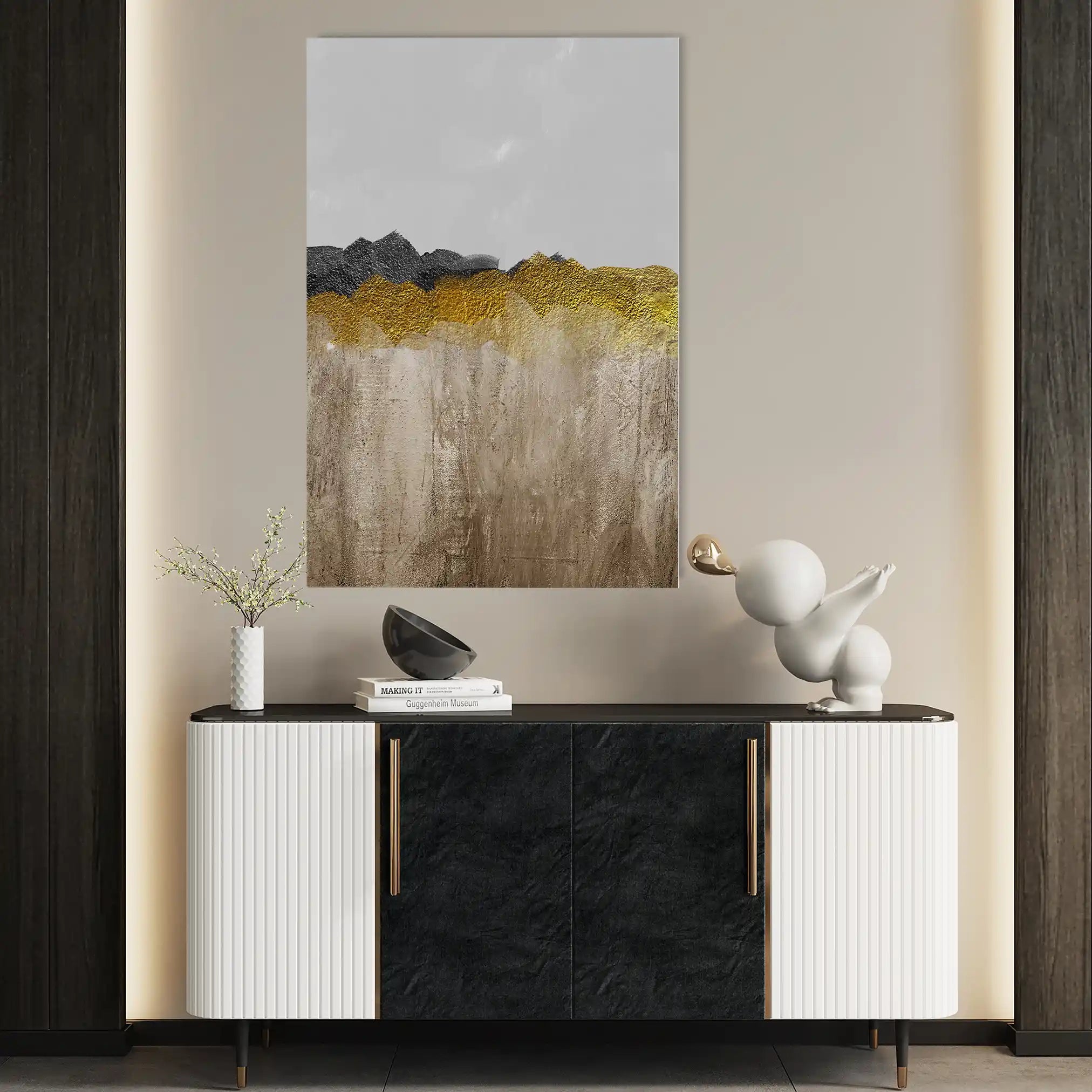 Abstract 017 Canvas Art 60 x 40 cm / Stretched on hidden frame