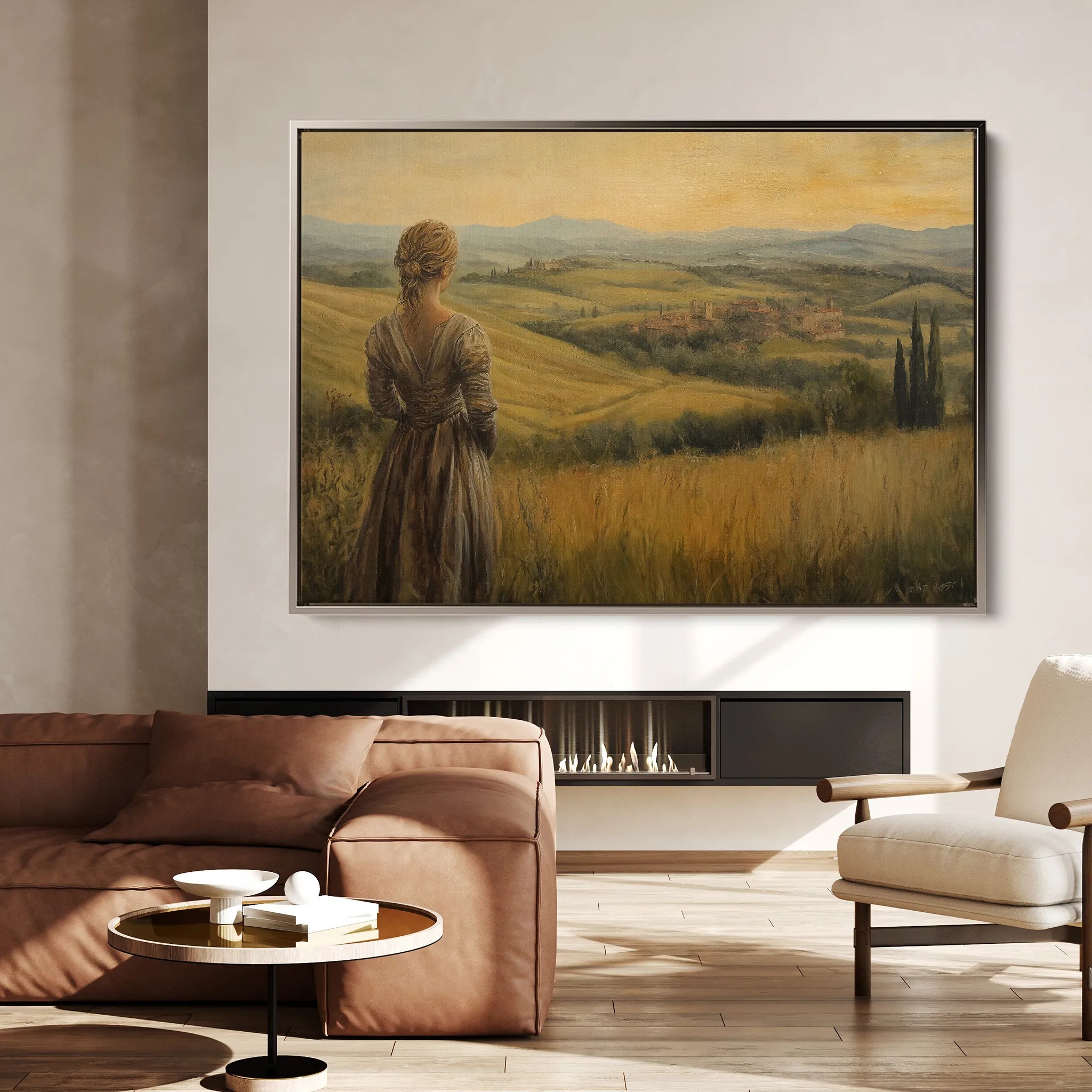 Classic Canvas Wall Art WAD017-CL 90 x 60 cm / Stretched on hidden frame
