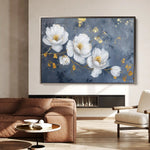 Floral Canvas Wall Art WAD017-F 90 x 60 cm / Stretched on hidden frame