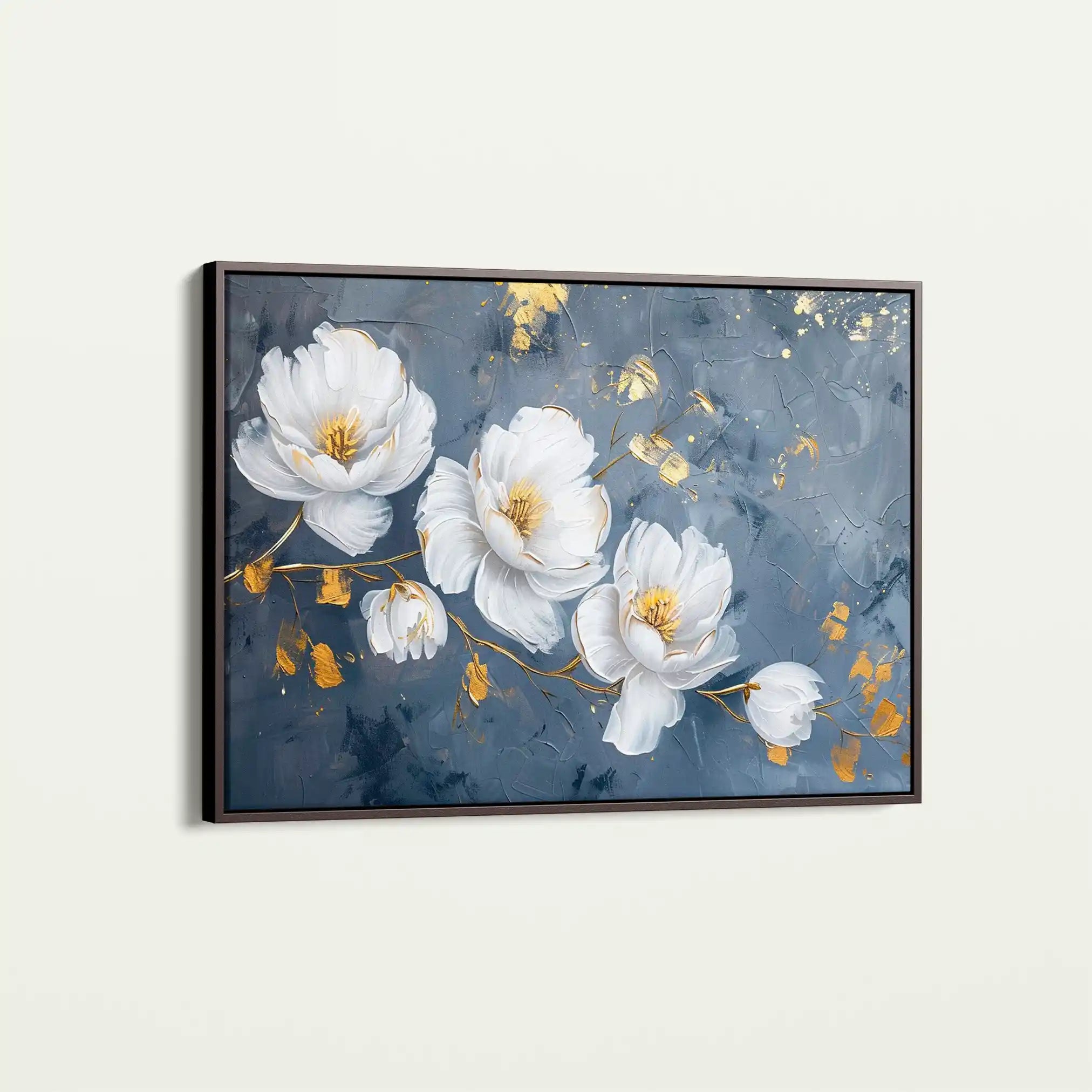Floral Canvas Wall Art WAD017-F 90 x 60 cm / Stretched on hidden frame