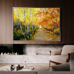 Landscape 017 Canvas Art 90 x 60 cm / Stretched on hidden frame