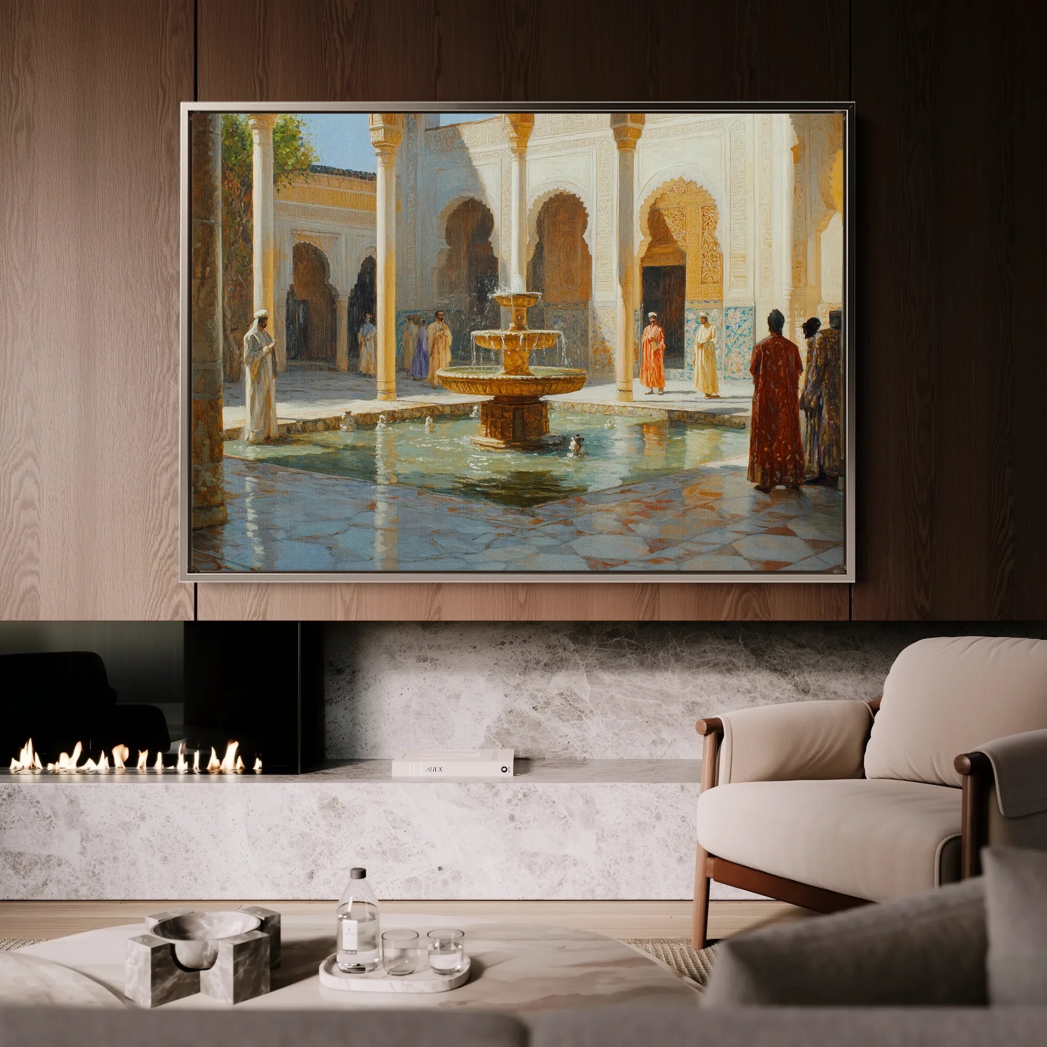 Orientalist Canvas Wall Art WAD017-OR 90 x 60 cm / Stretched on hidden frame