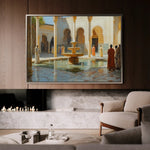 Orientalist 017 Canvas Art 90 x 60 cm / Stretched on hidden frame