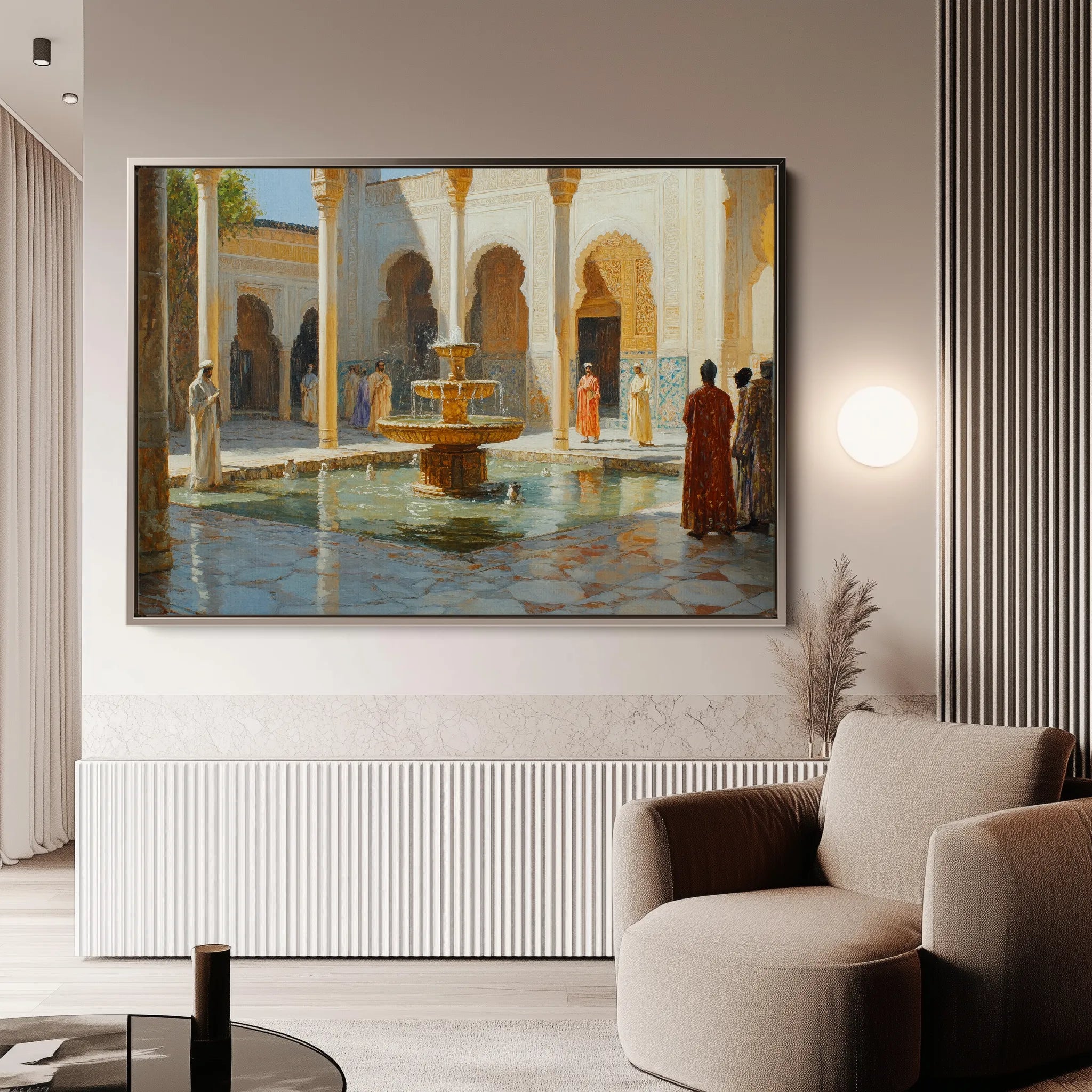 Orientalist Canvas Wall Art WAD017-OR 90 x 60 cm / Stretched on hidden frame