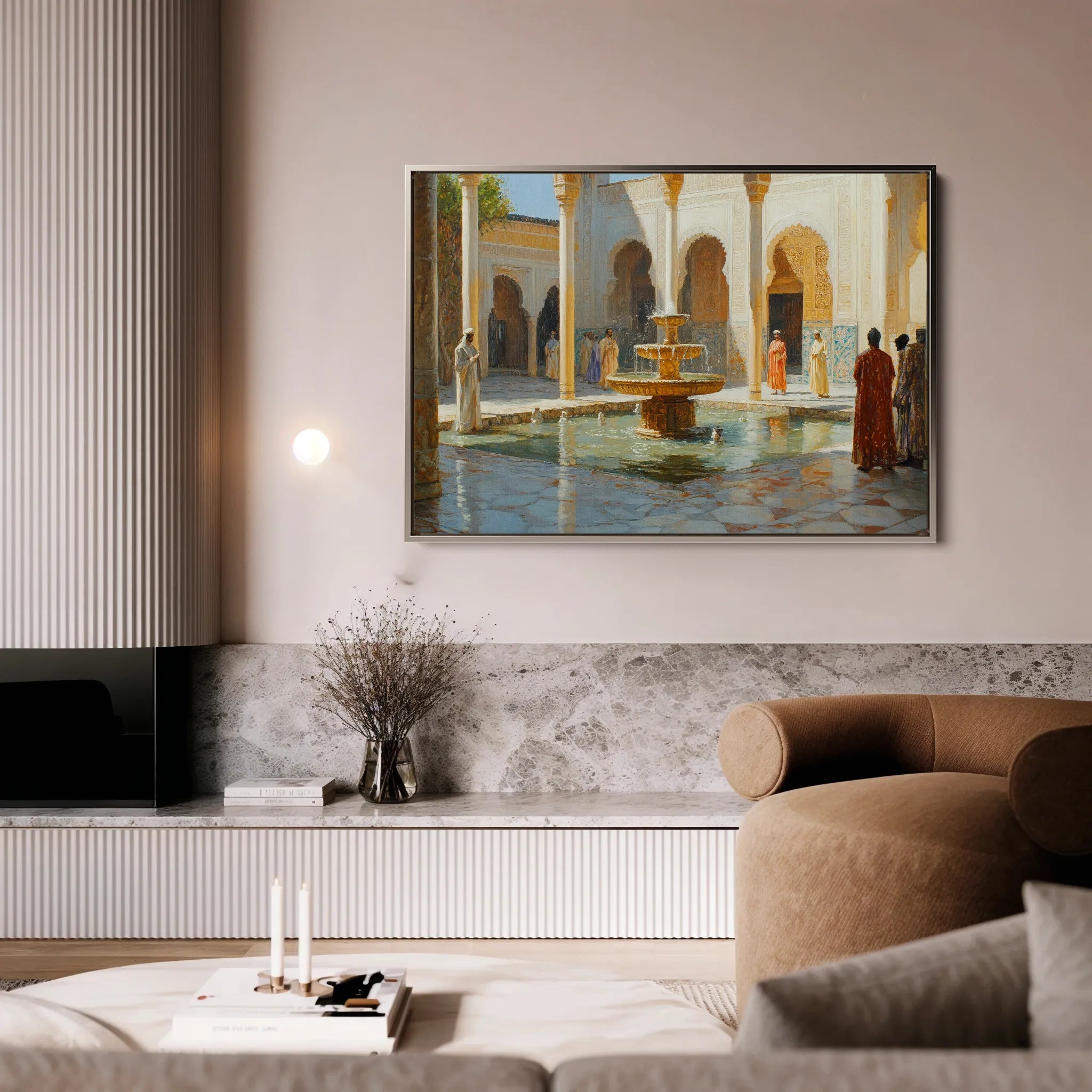 Orientalist Canvas Wall Art WAD017-OR 90 x 60 cm / Stretched on hidden frame