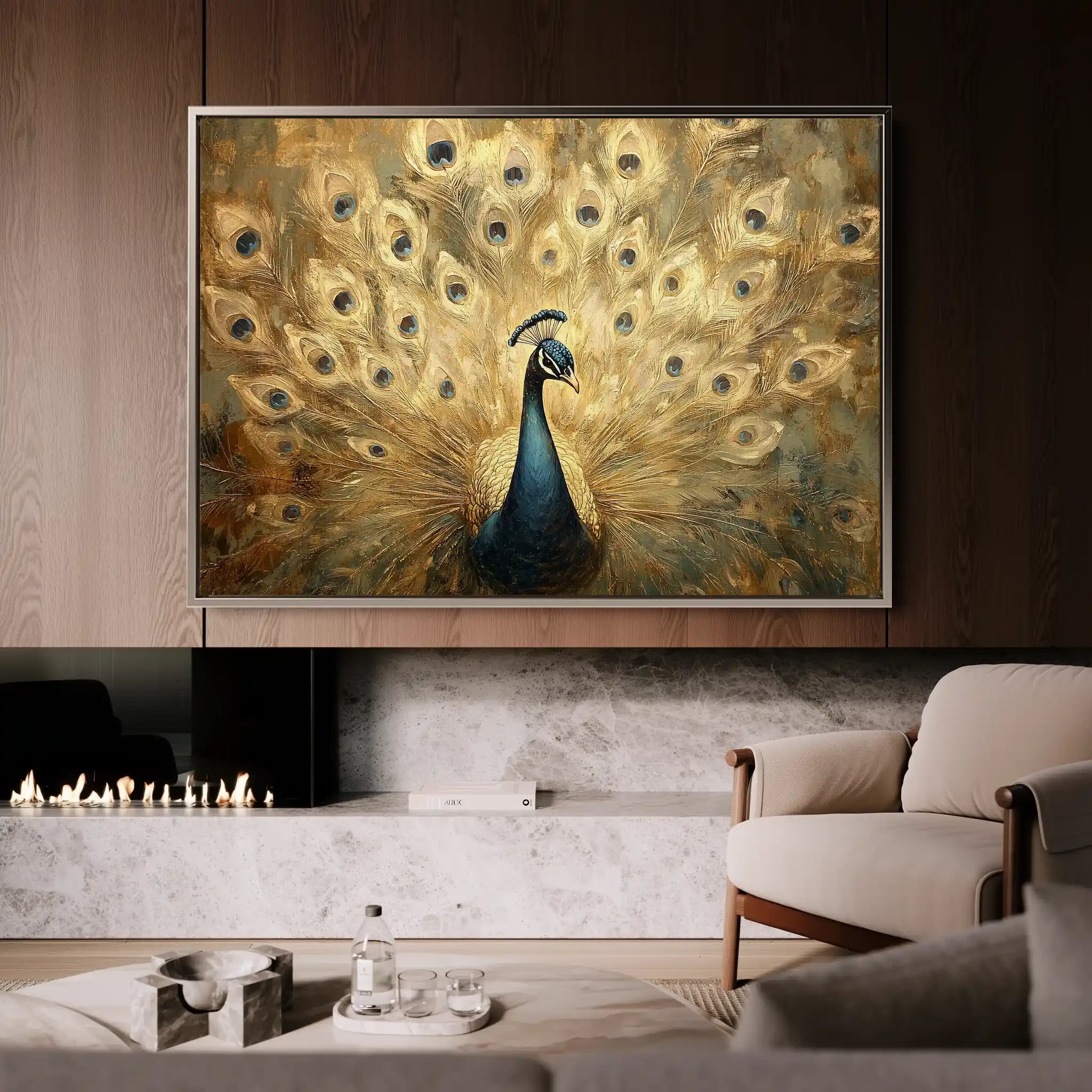 Animals 018 Canvas Art 90 x 60 cm / Stretched on hidden frame