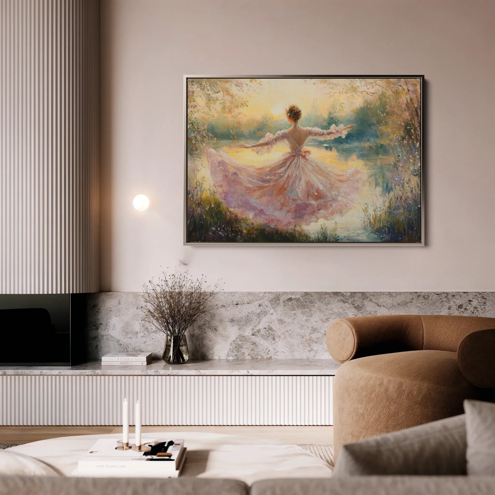 Classic Canvas Wall Art WAD018-CL 90 x 60 cm / Stretched on hidden frame