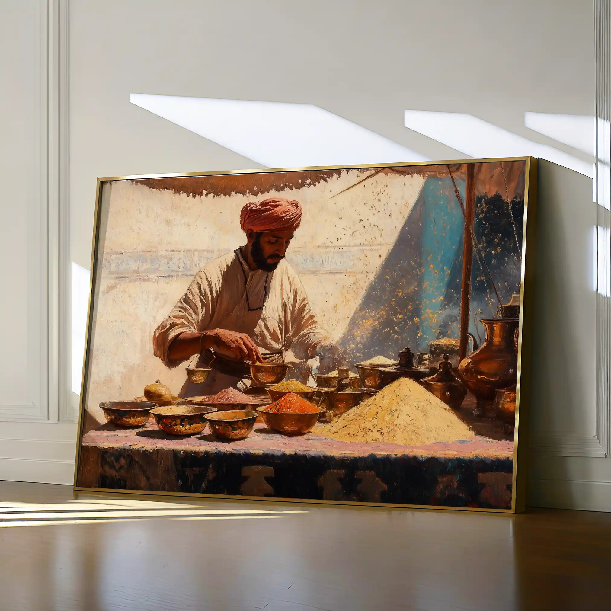 Orientalist 018 Canvas Art 90 x 60 cm / Stretched on hidden frame