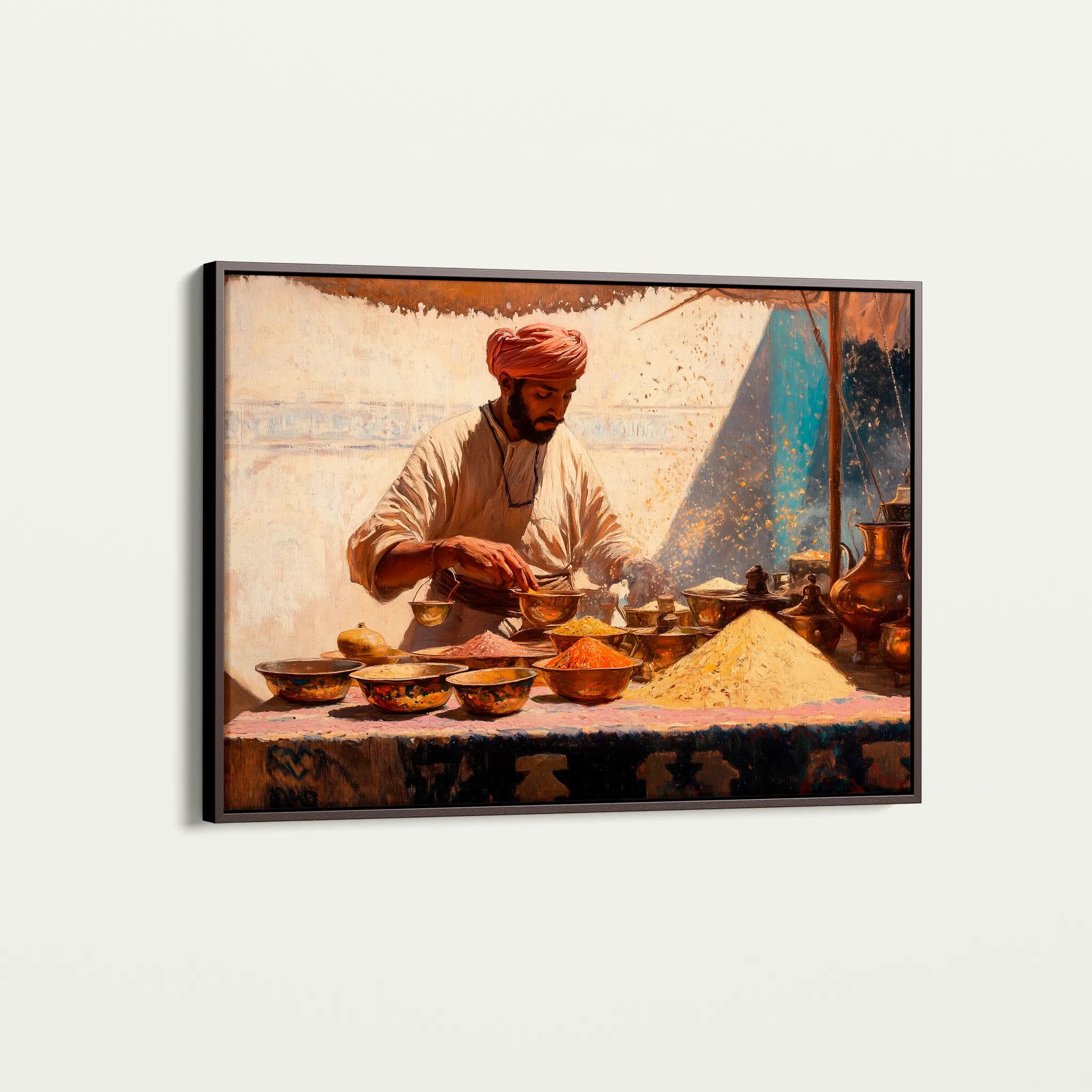 Orientalist Canvas Wall Art WAD018-OR 90 x 60 cm / Stretched on hidden frame