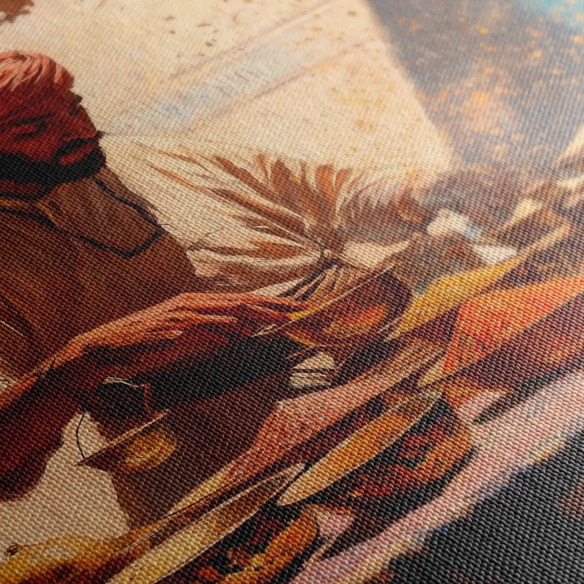 Orientalist 018 Canvas Art 90 x 60 cm / Stretched on hidden frame