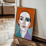 Portrait 018 Canvas Art 90 x 60 cm / Stretched on hidden frame