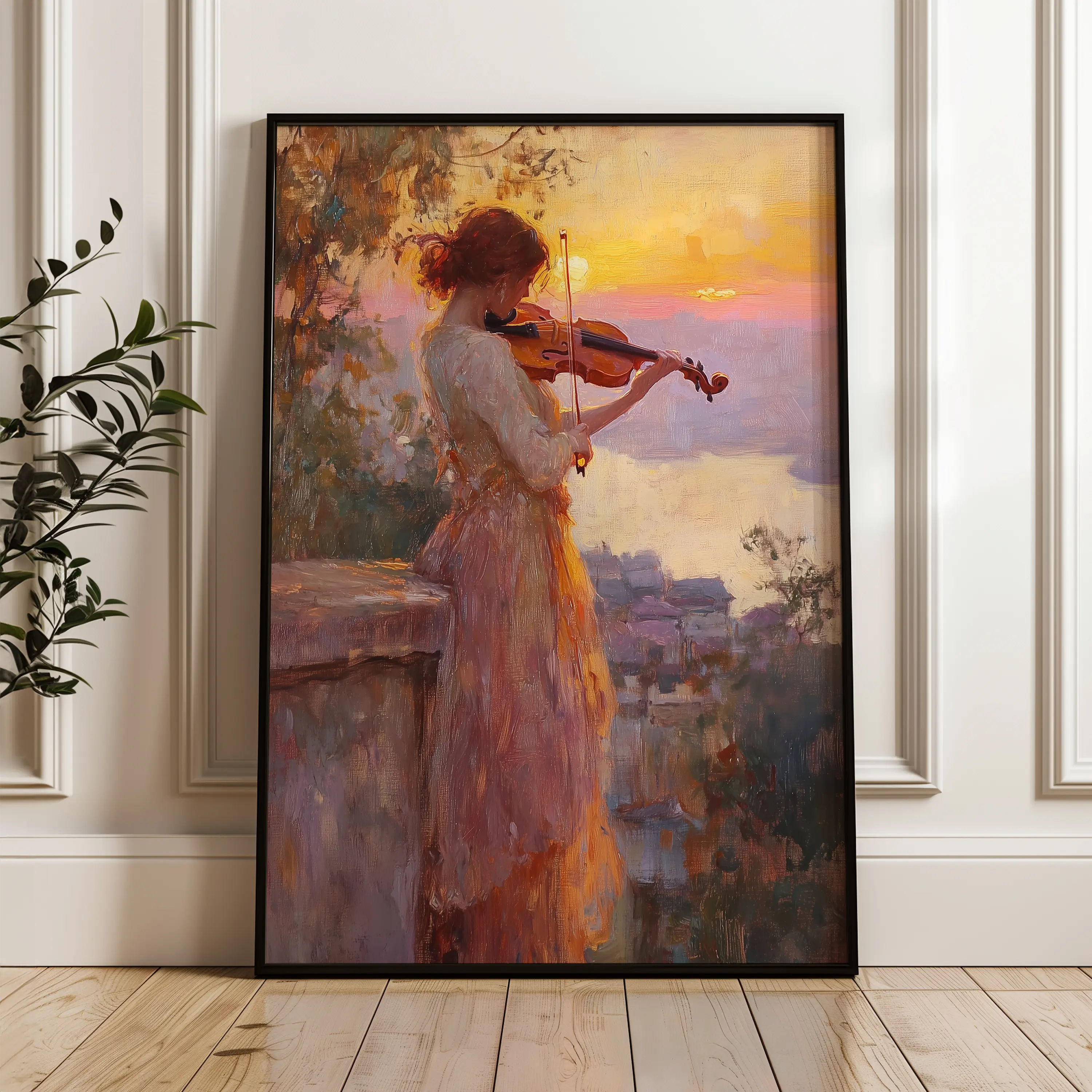Classic Canvas Wall Art WAD019-CL 90 x 60 cm / Stretched on hidden frame