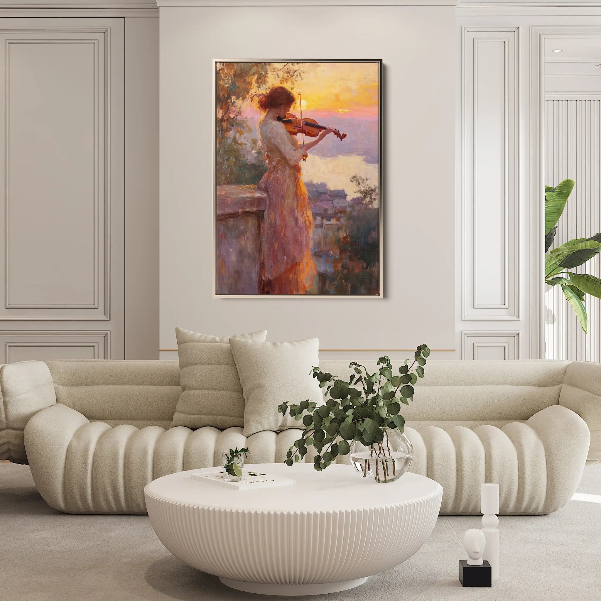 Classic Canvas Wall Art WAD019-CL 90 x 60 cm / Stretched on hidden frame